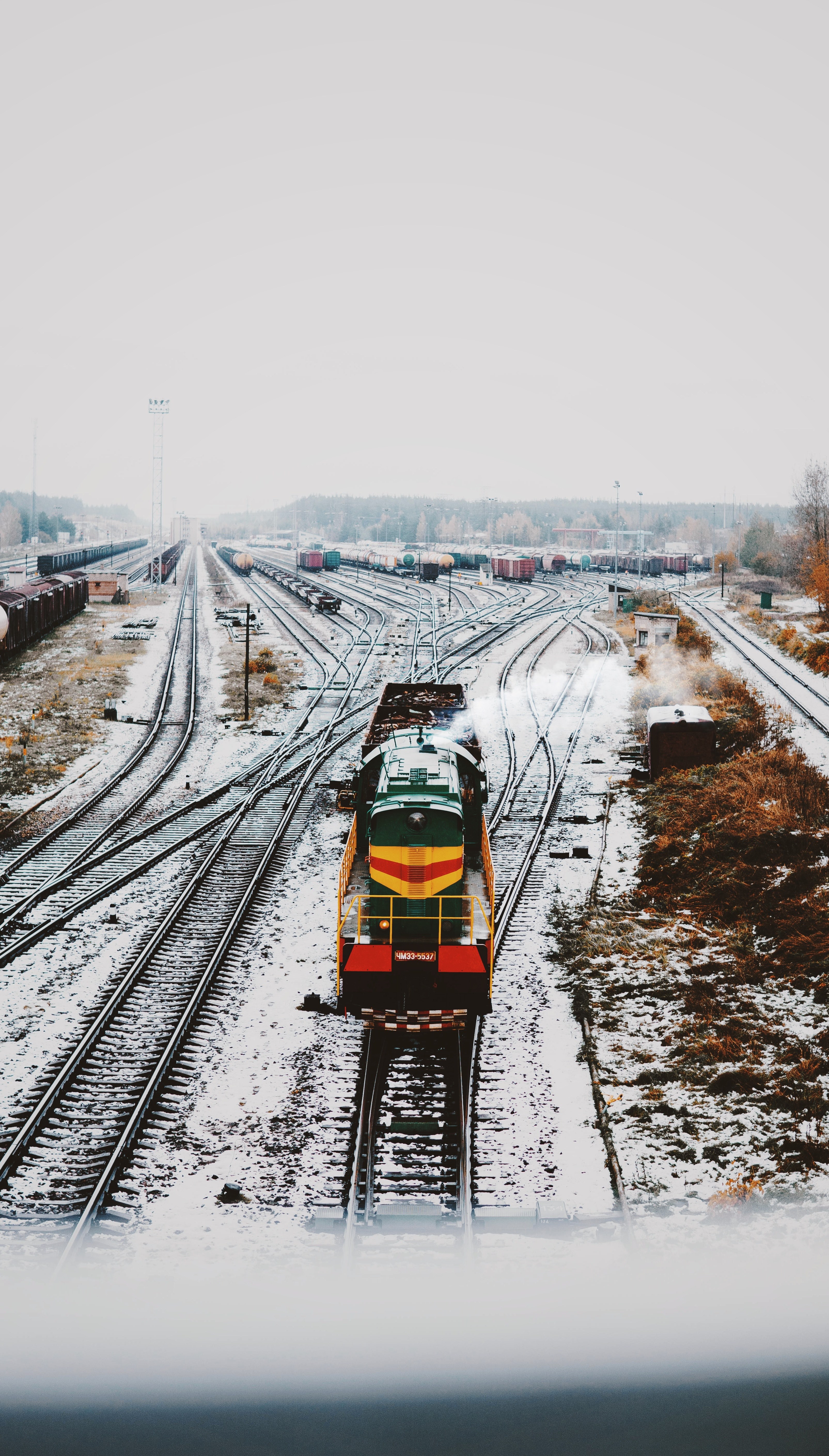 first snowy day 4k, Phone HD Wallpaper