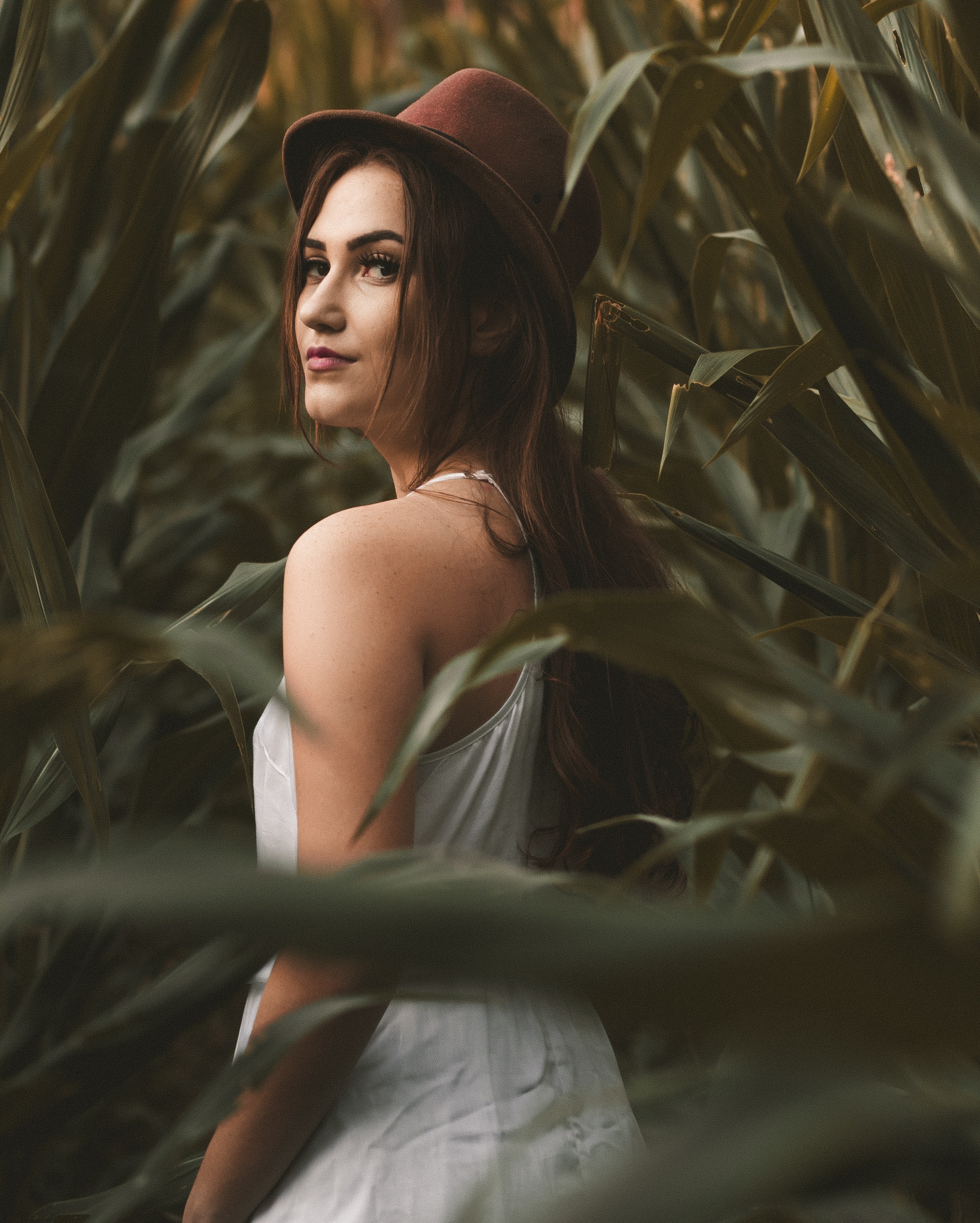 woman lady female and hat hd, 4k, Phone HD Wallpaper