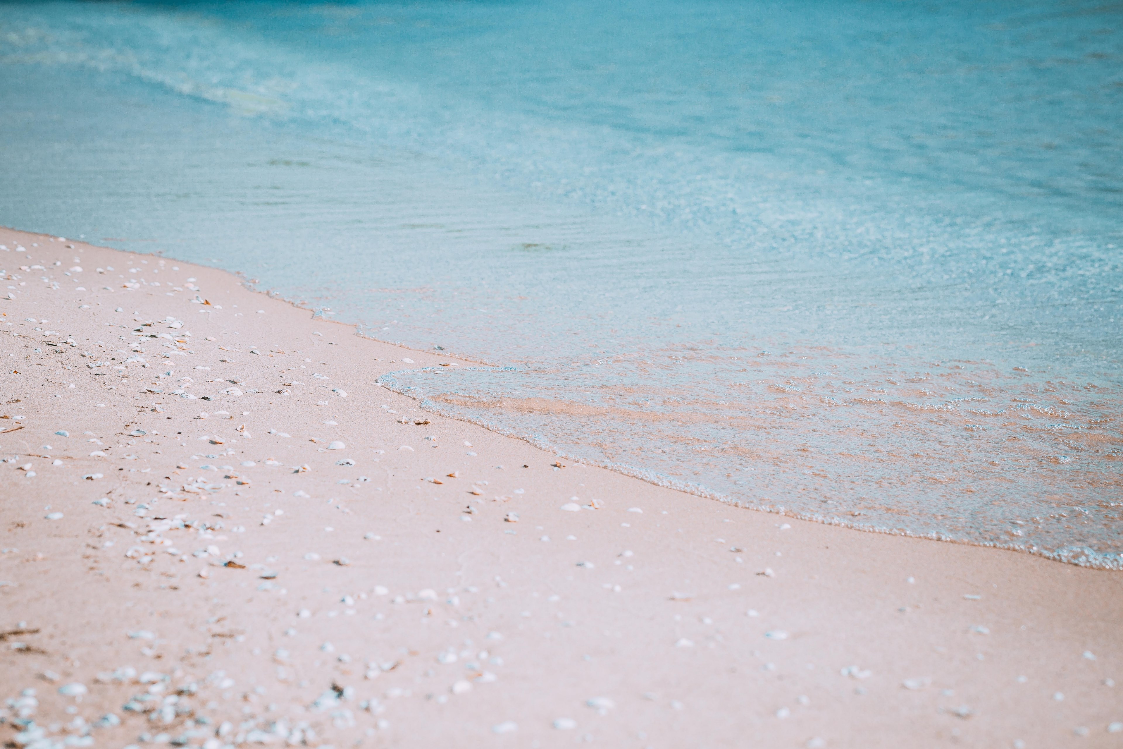 tide coming in to shore, _incoming tide 4k, HD Wallpaper