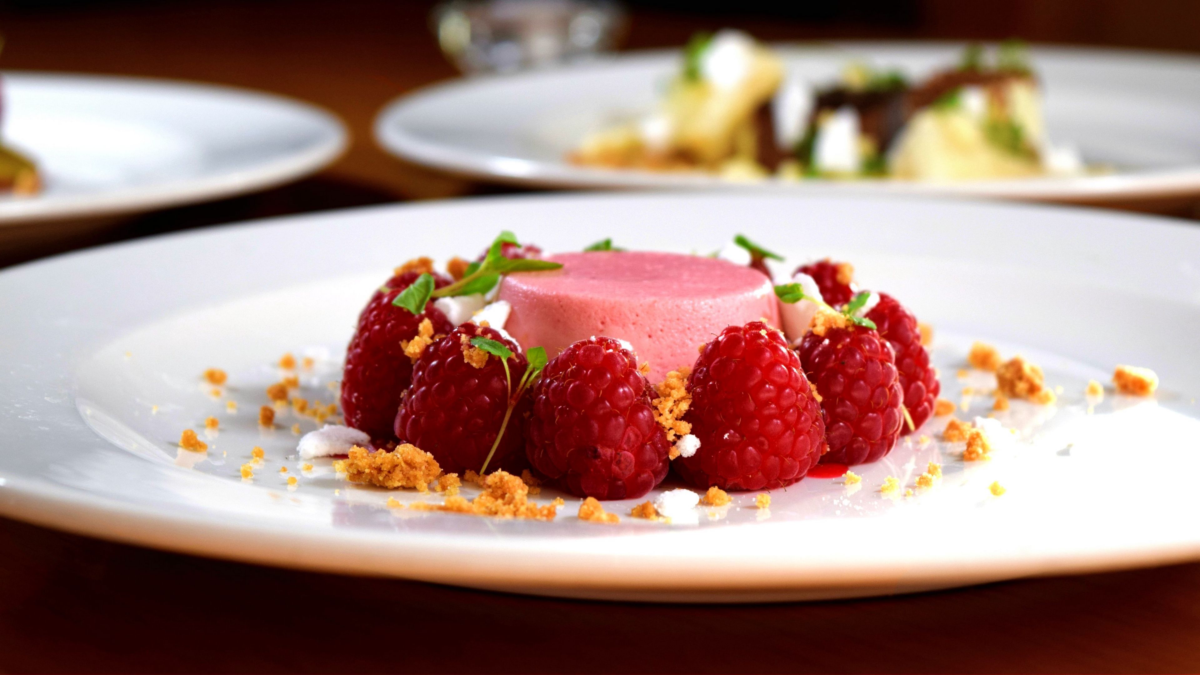 dessert, souffle, raspberry, 4k, HD Wallpaper