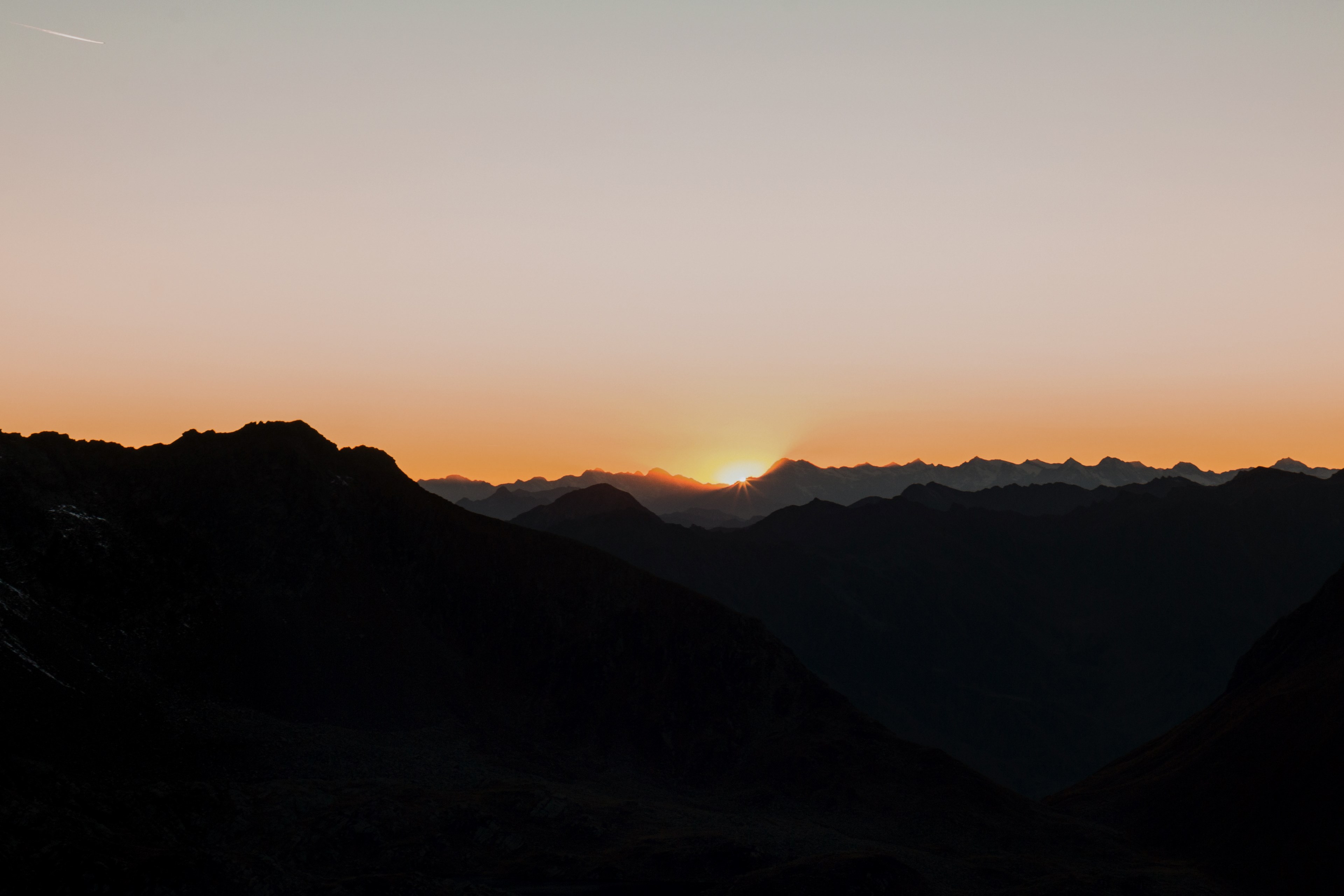 october sunset 4k, HD Wallpaper