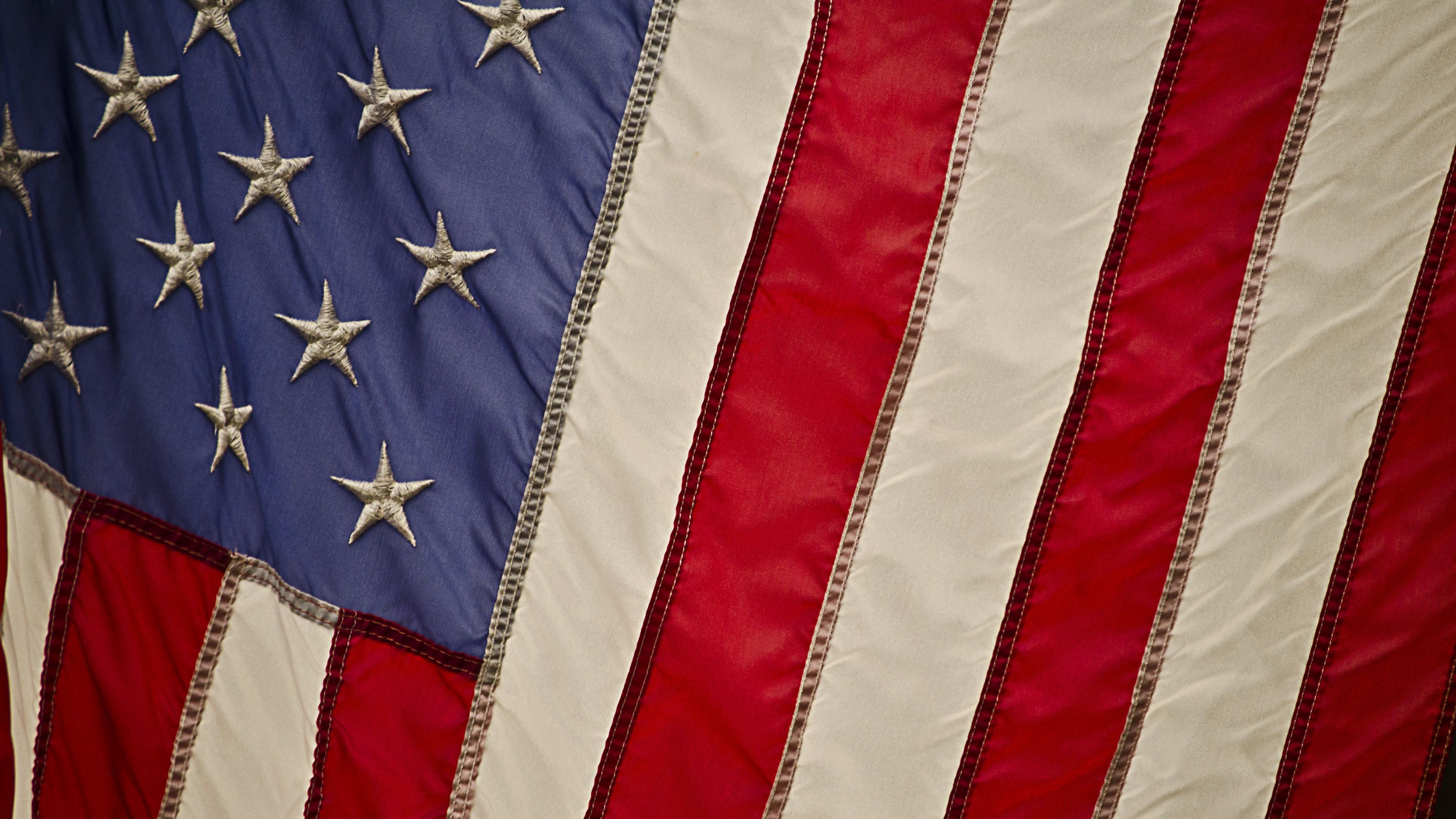 usa, flag, texture, 4k, HD Wallpaper