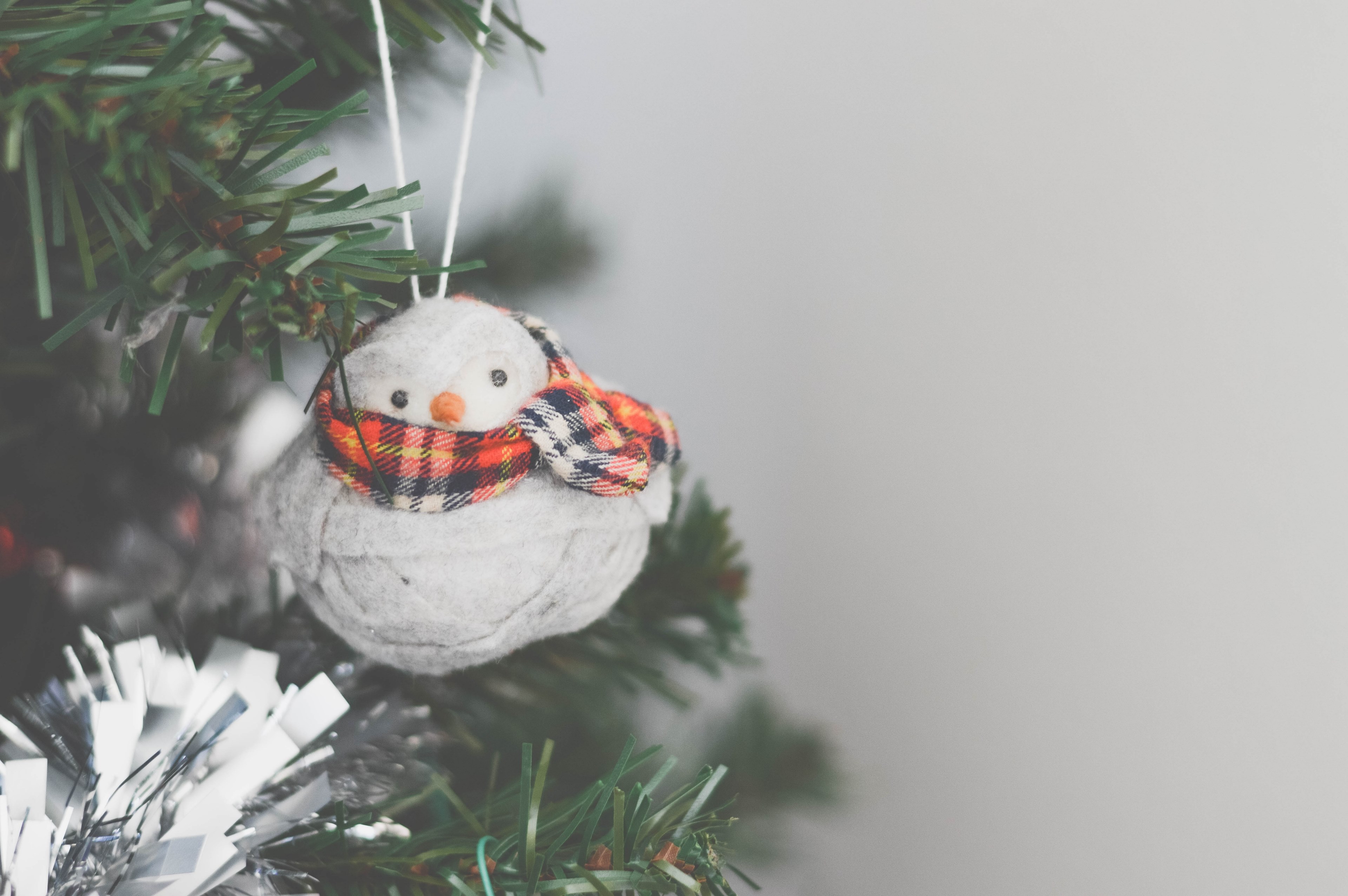ornament christmas tree festive and decor 4k, HD Wallpaper