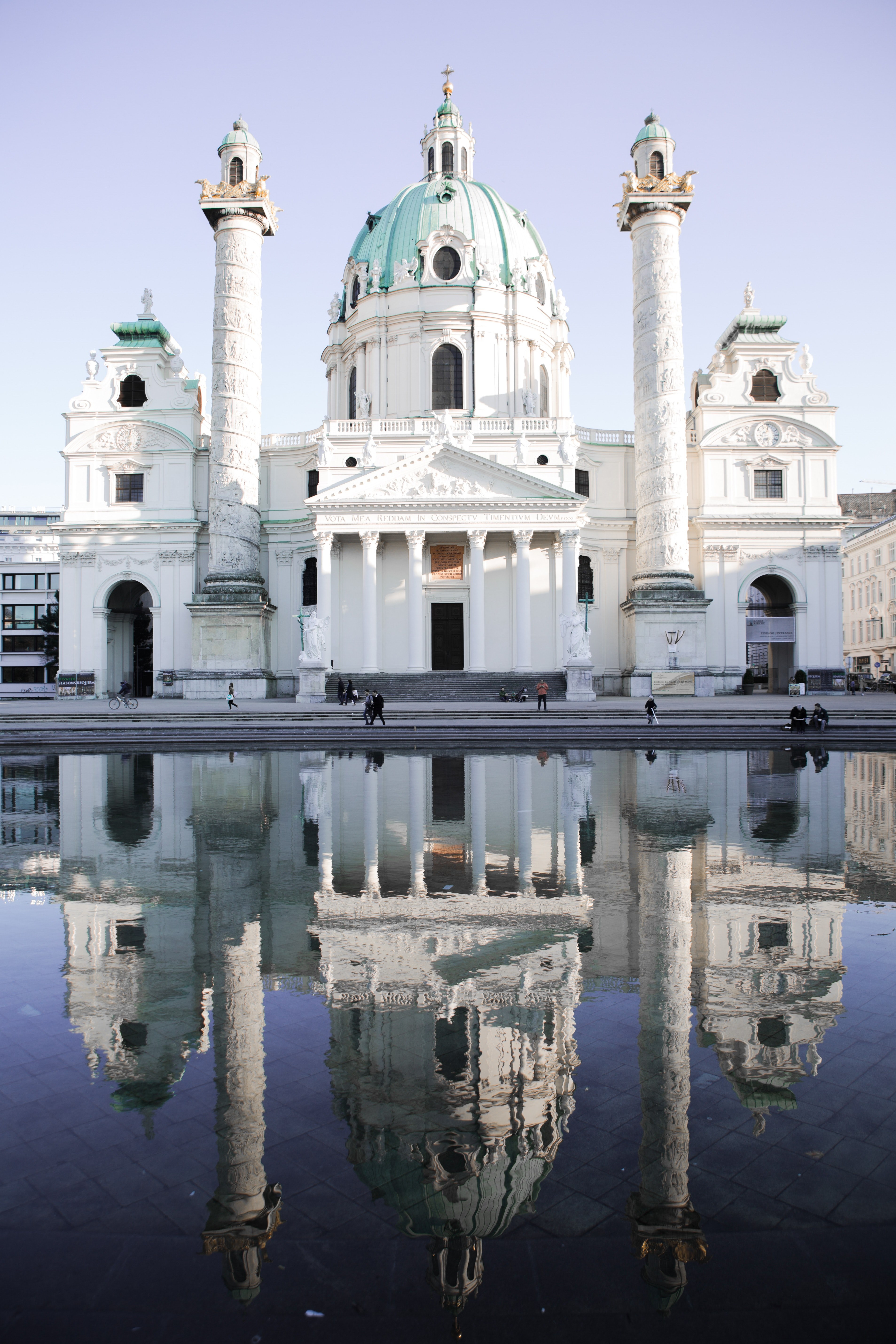 karlskirche st_ charless church 4k, Phone HD Wallpaper