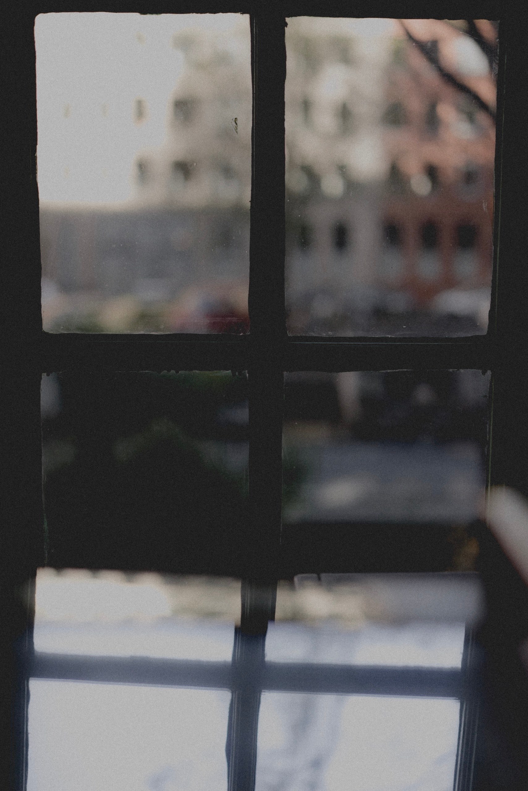 window dark reflection and frame hd, 4k, Phone HD Wallpaper