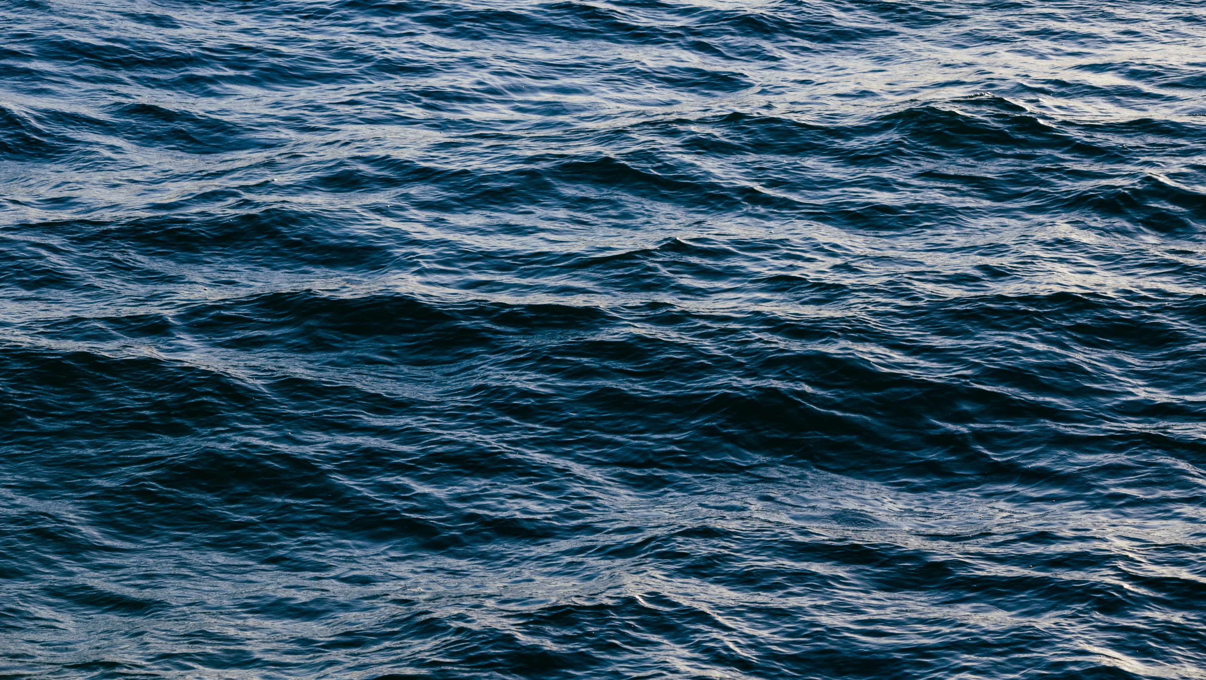 blue ocean rippling at venice beach, ocean rippling 4k, HD Wallpaper