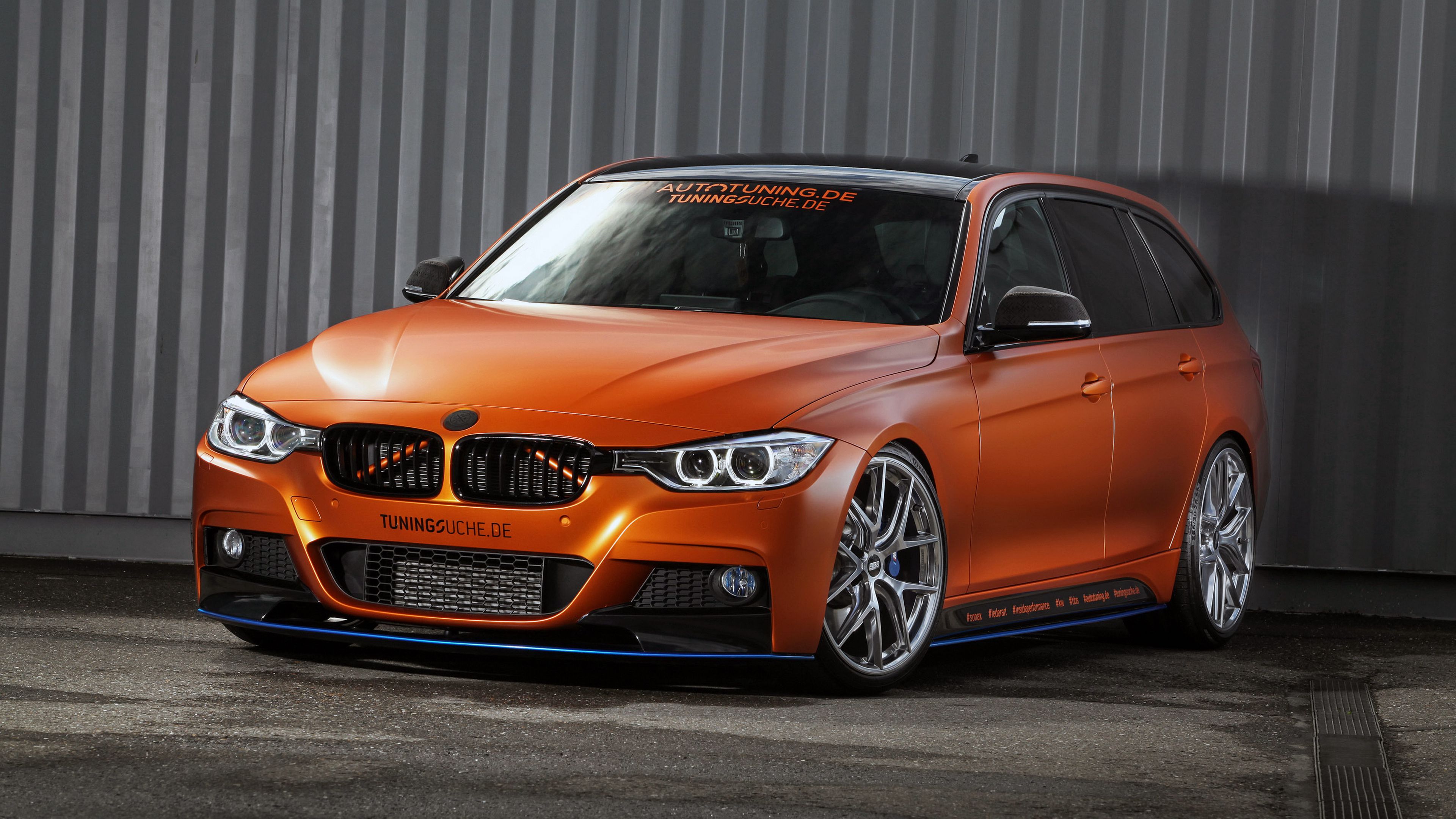 bmw, 3-series, f31, touring, side view, 4k, HD Wallpaper