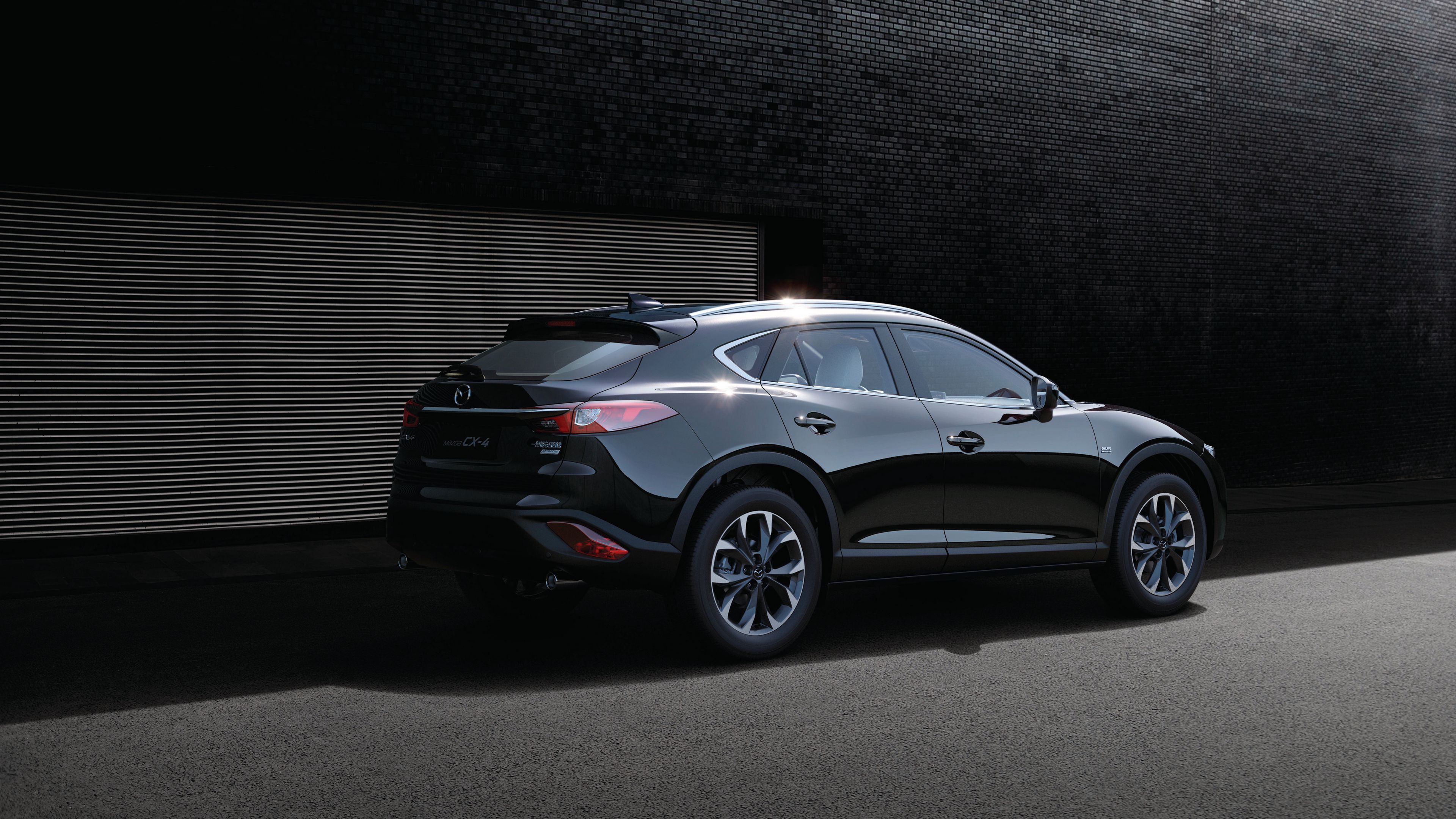 mazda, cx-4, side view, black, 4k, HD Wallpaper