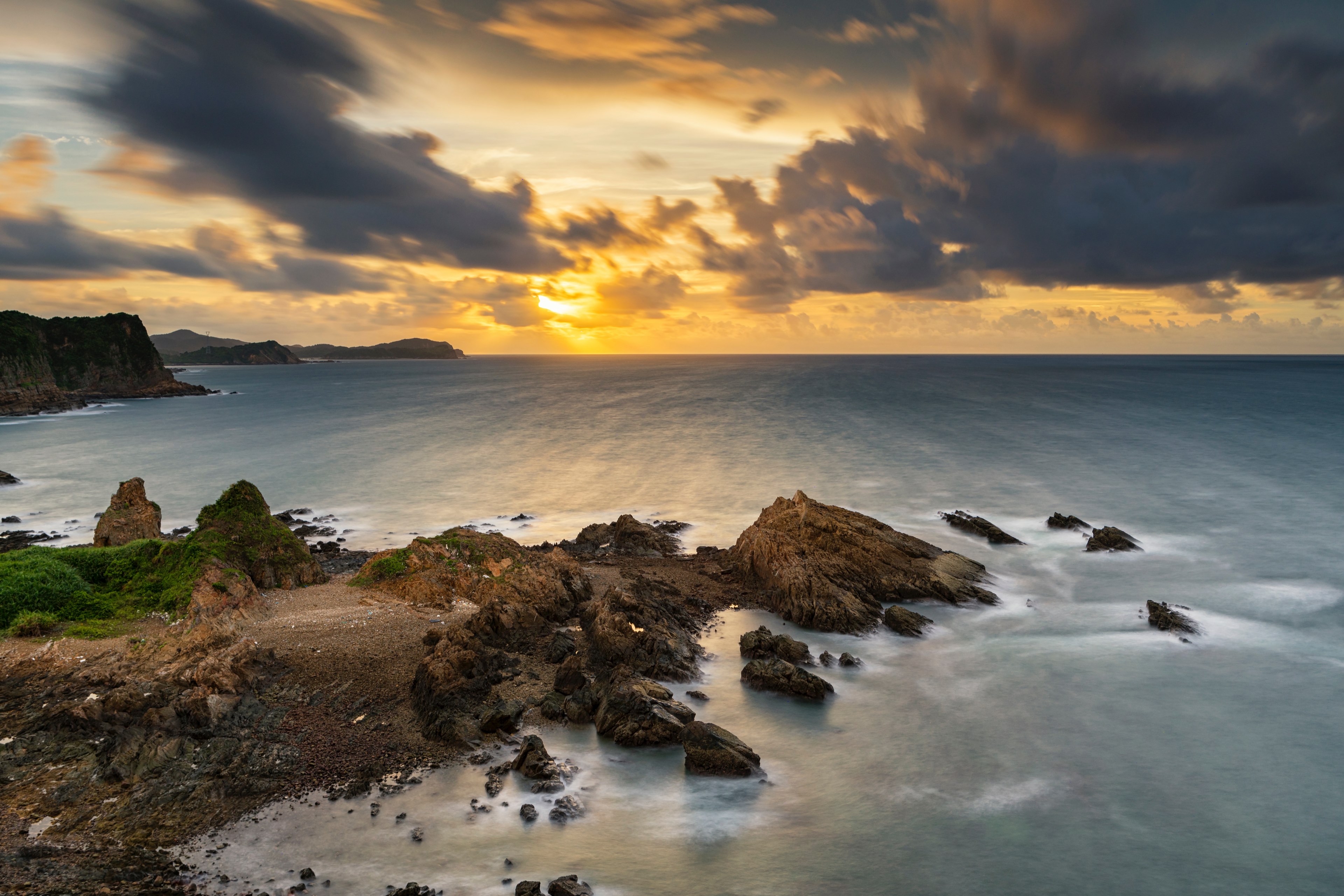 sunrise before the storm 4k, HD Wallpaper
