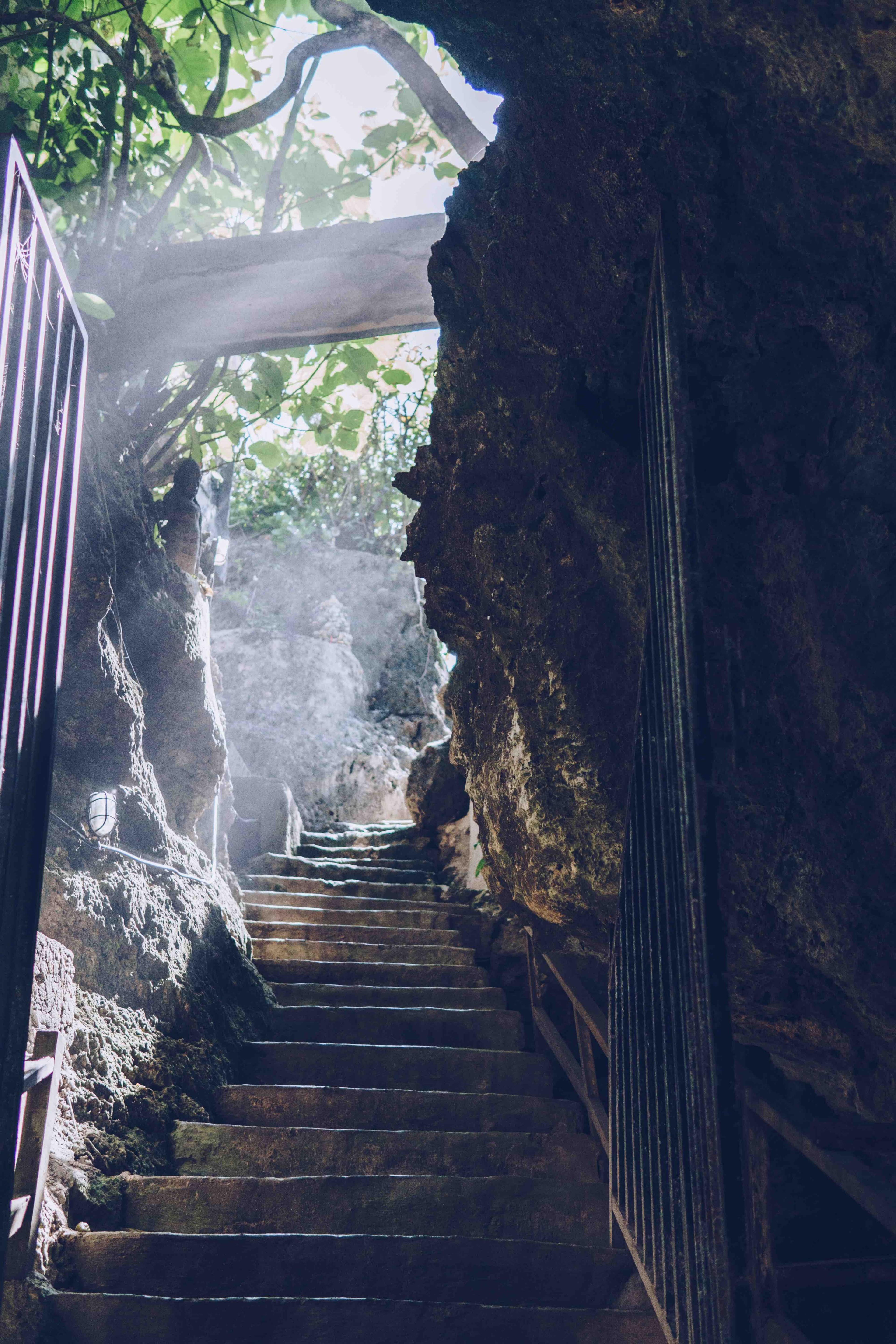 hidden light bali and stair hd, 4k, Phone HD Wallpaper