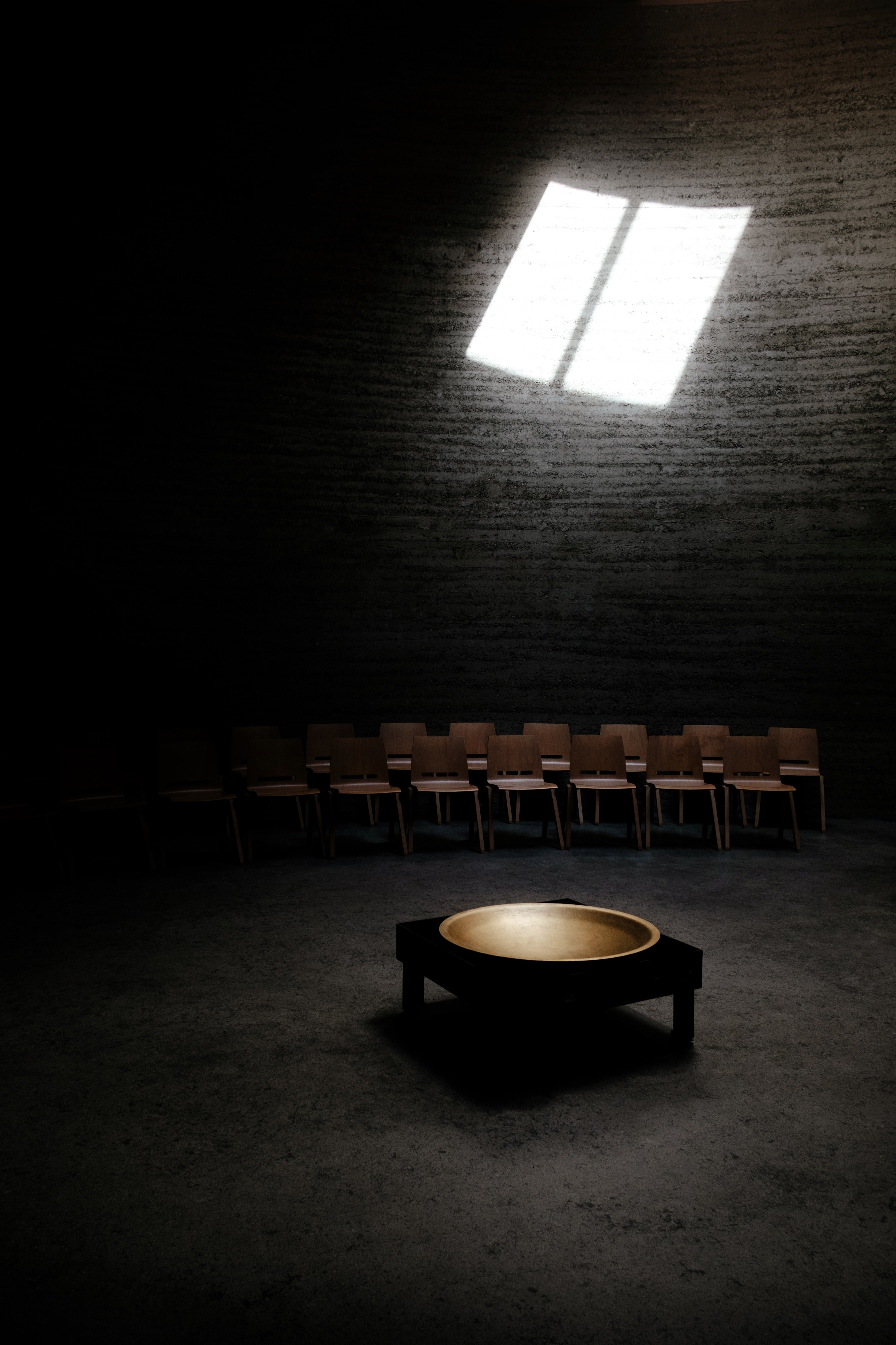 inside chapel of reconciliation berlin germany 4k, Phone HD Wallpaper
