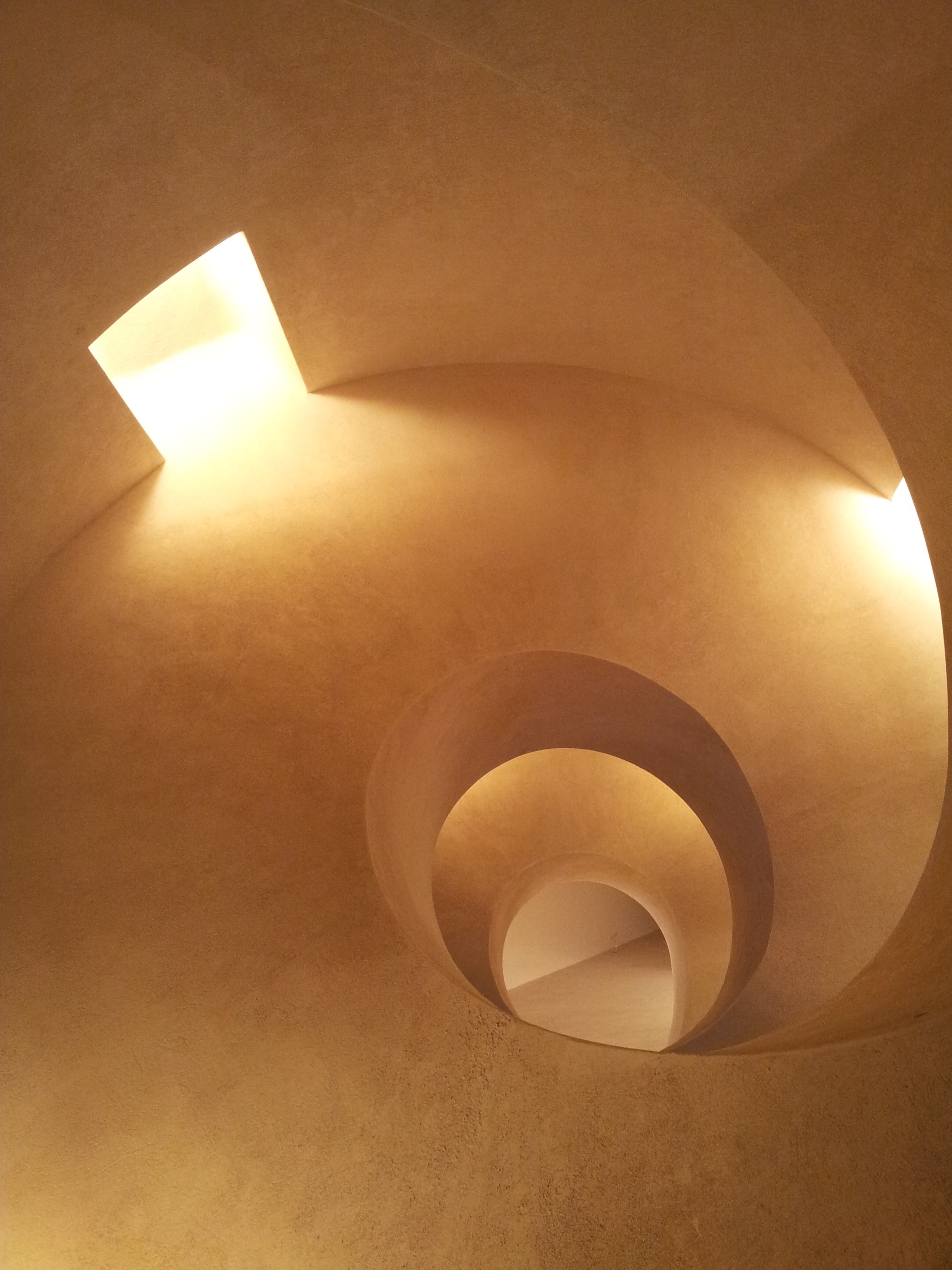 staircase architecture and circle hd, 4k, Phone HD Wallpaper