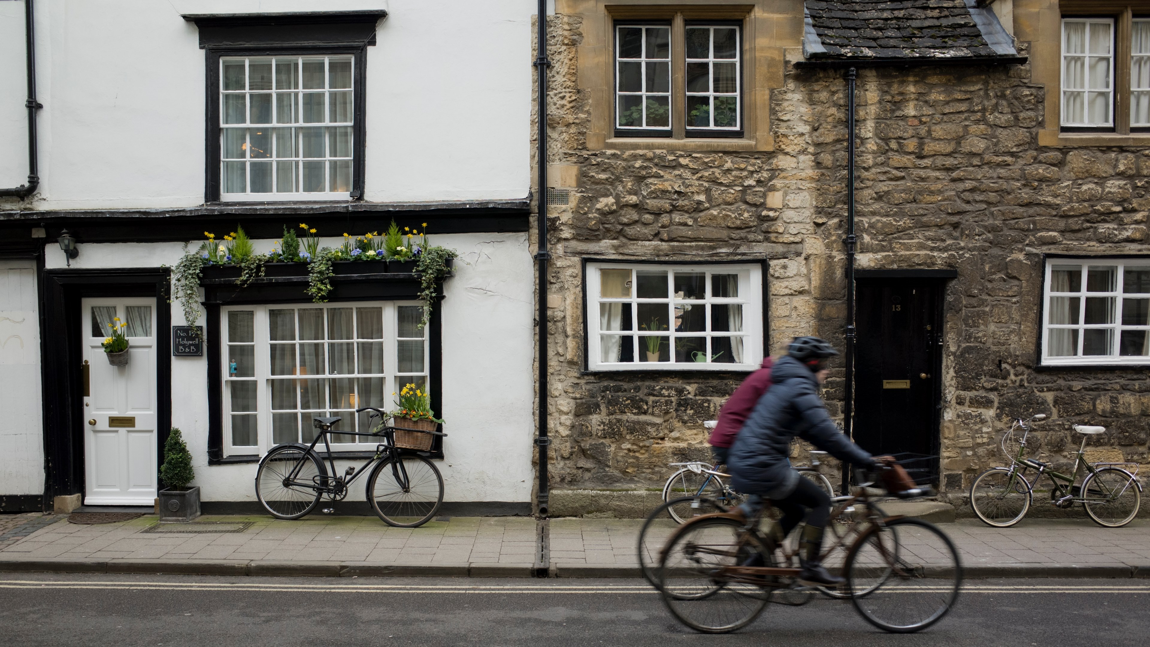 biking through cambridge 4k, HD Wallpaper