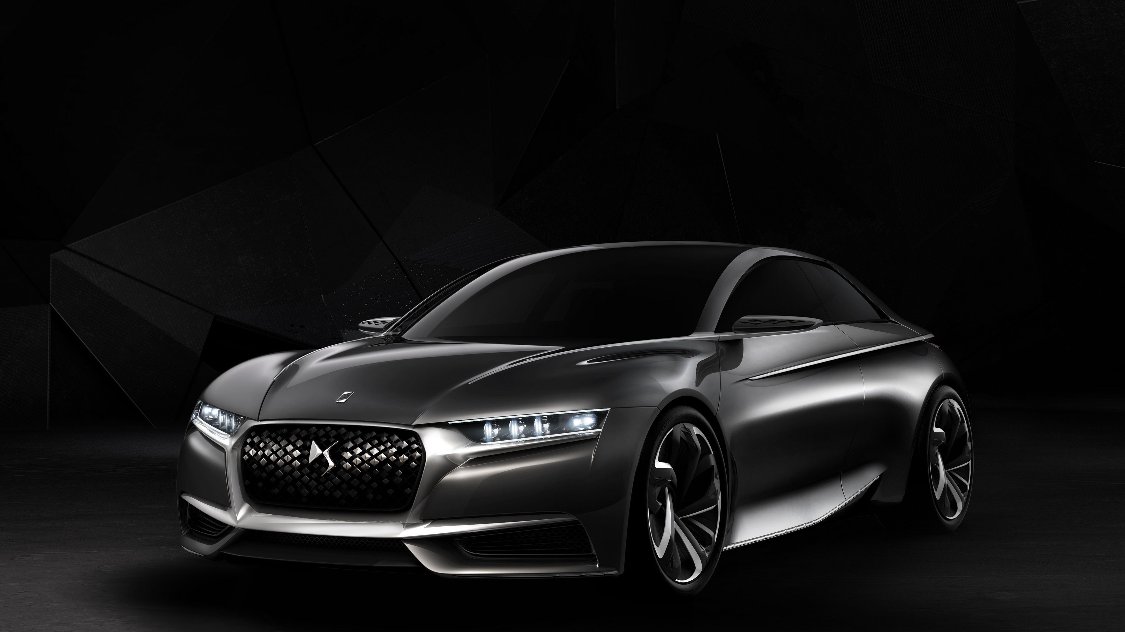 citroen, divine, ds, black, side view, concept, 4k, HD Wallpaper