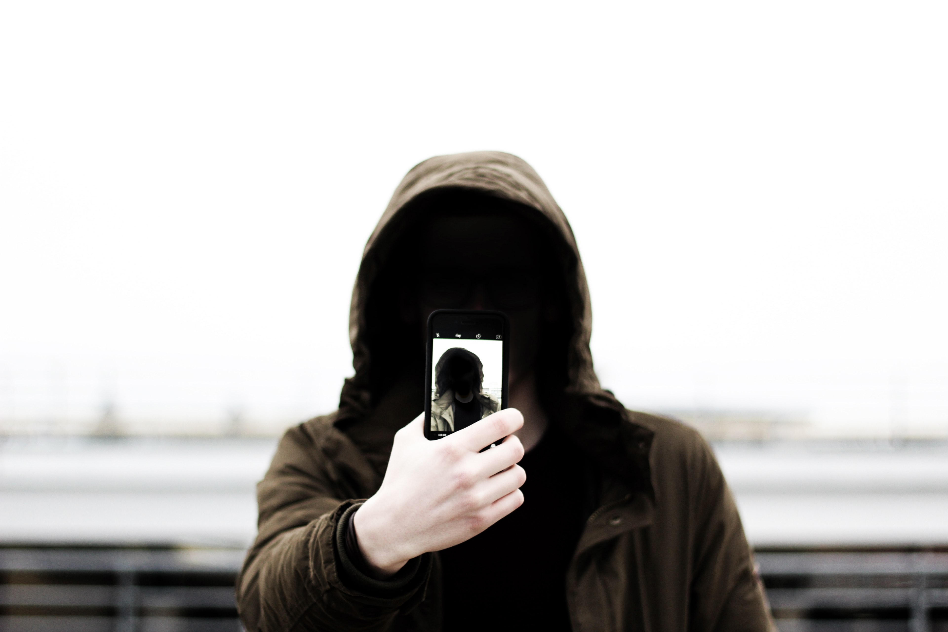 phone person selfie and man 4k, HD Wallpaper