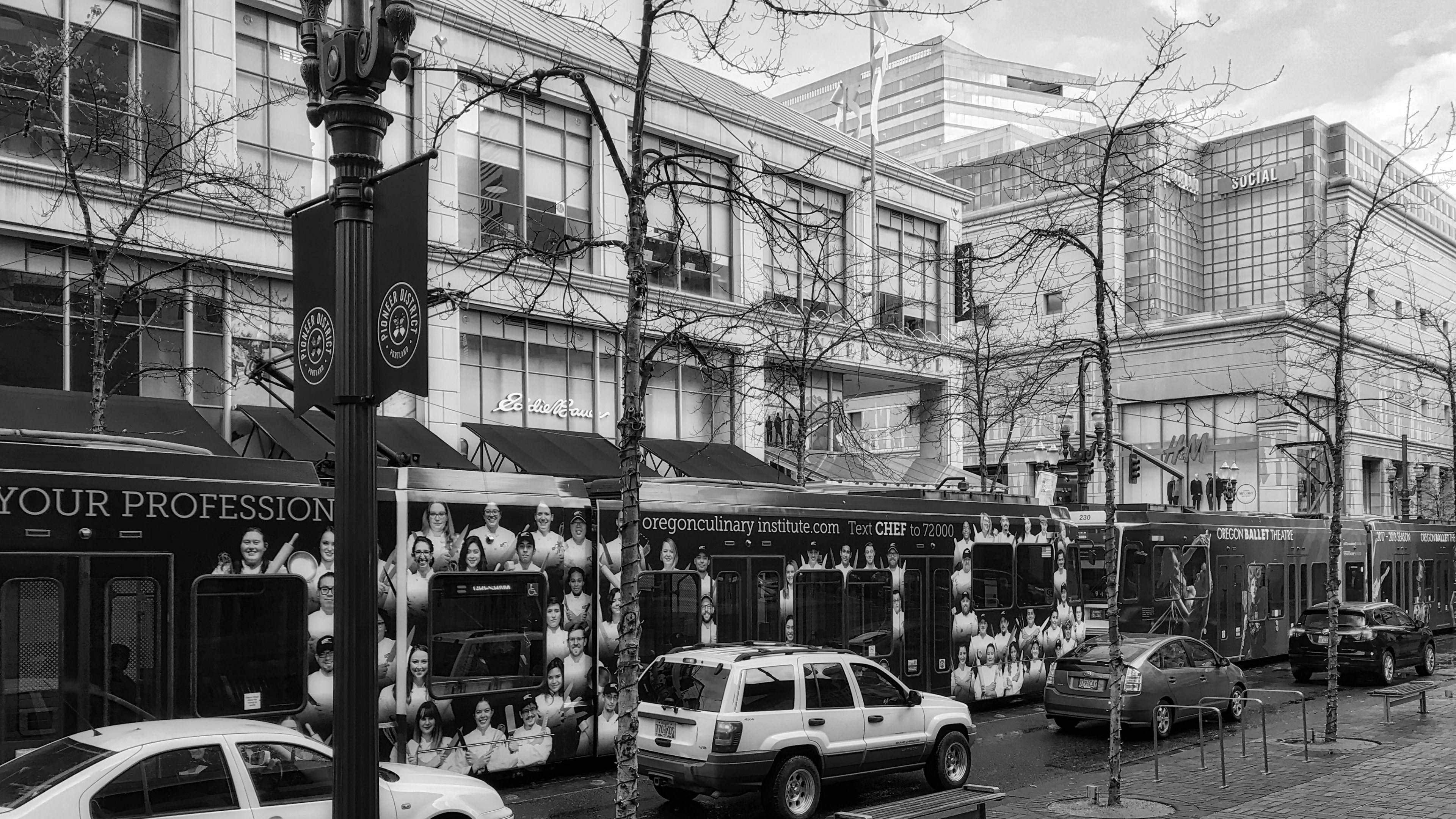 downtown portland oregon 4k, HD Wallpaper