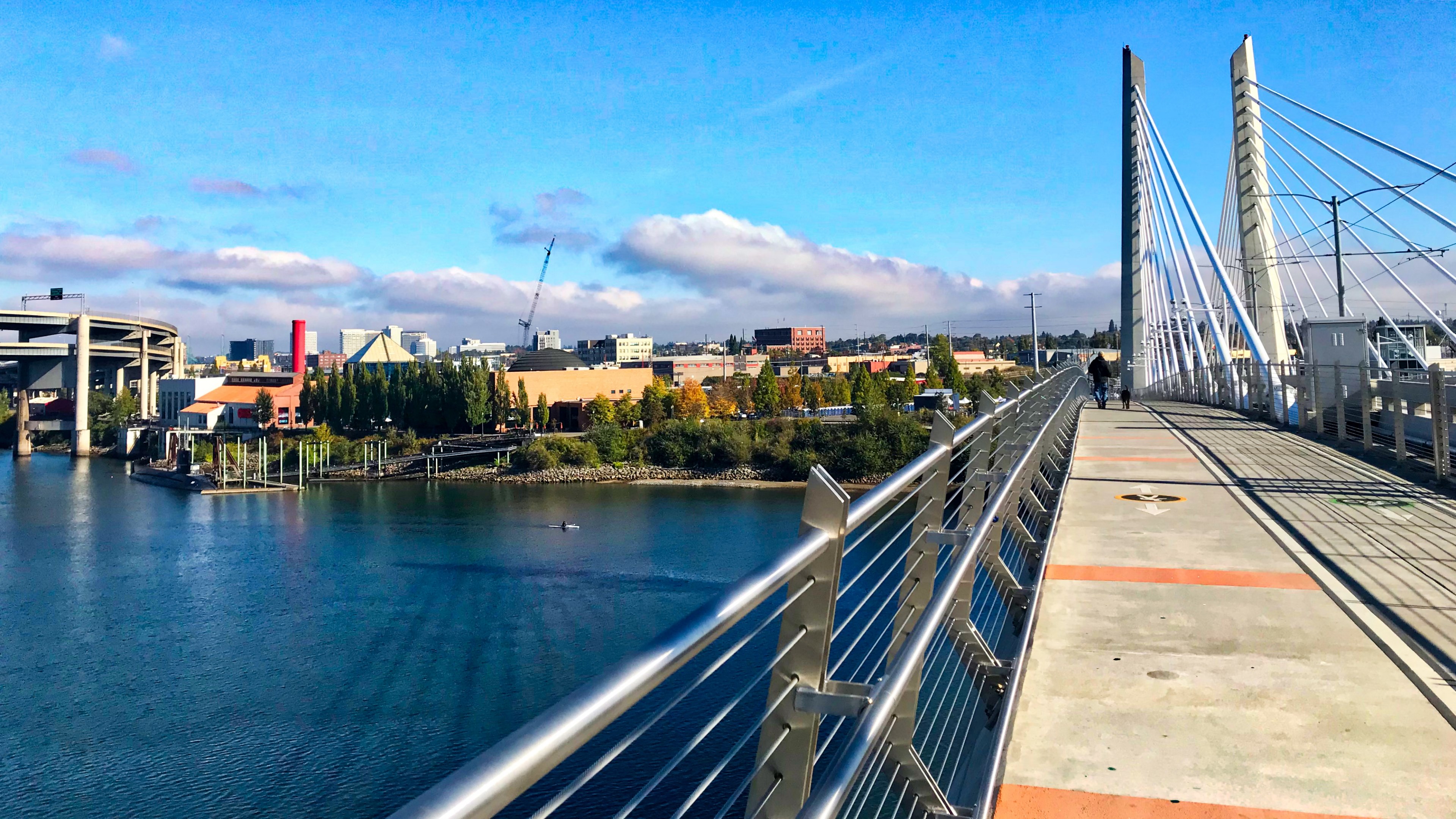 tilikum crossing portland oregon 4k, HD Wallpaper