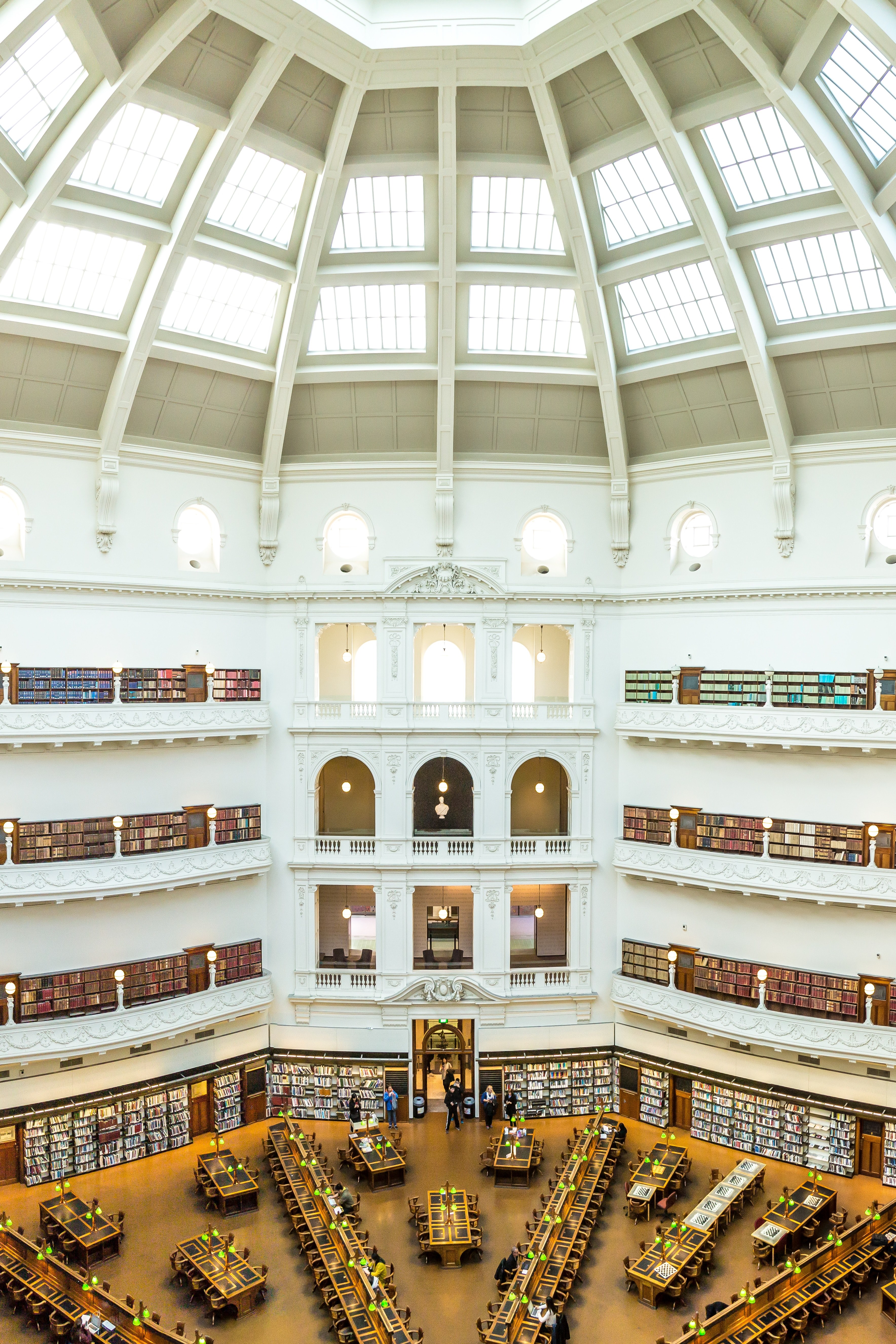architecture book library and window hd, 4k, Phone HD Wallpaper