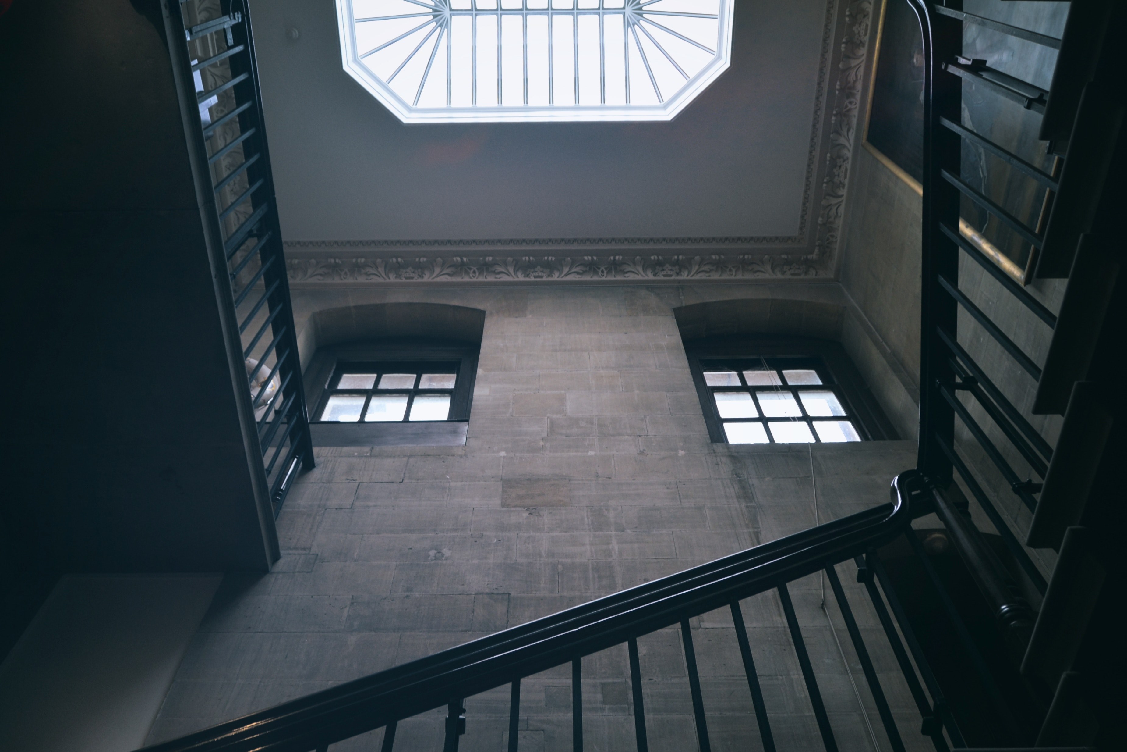 staircase blenheim palace england uk 4k, HD Wallpaper