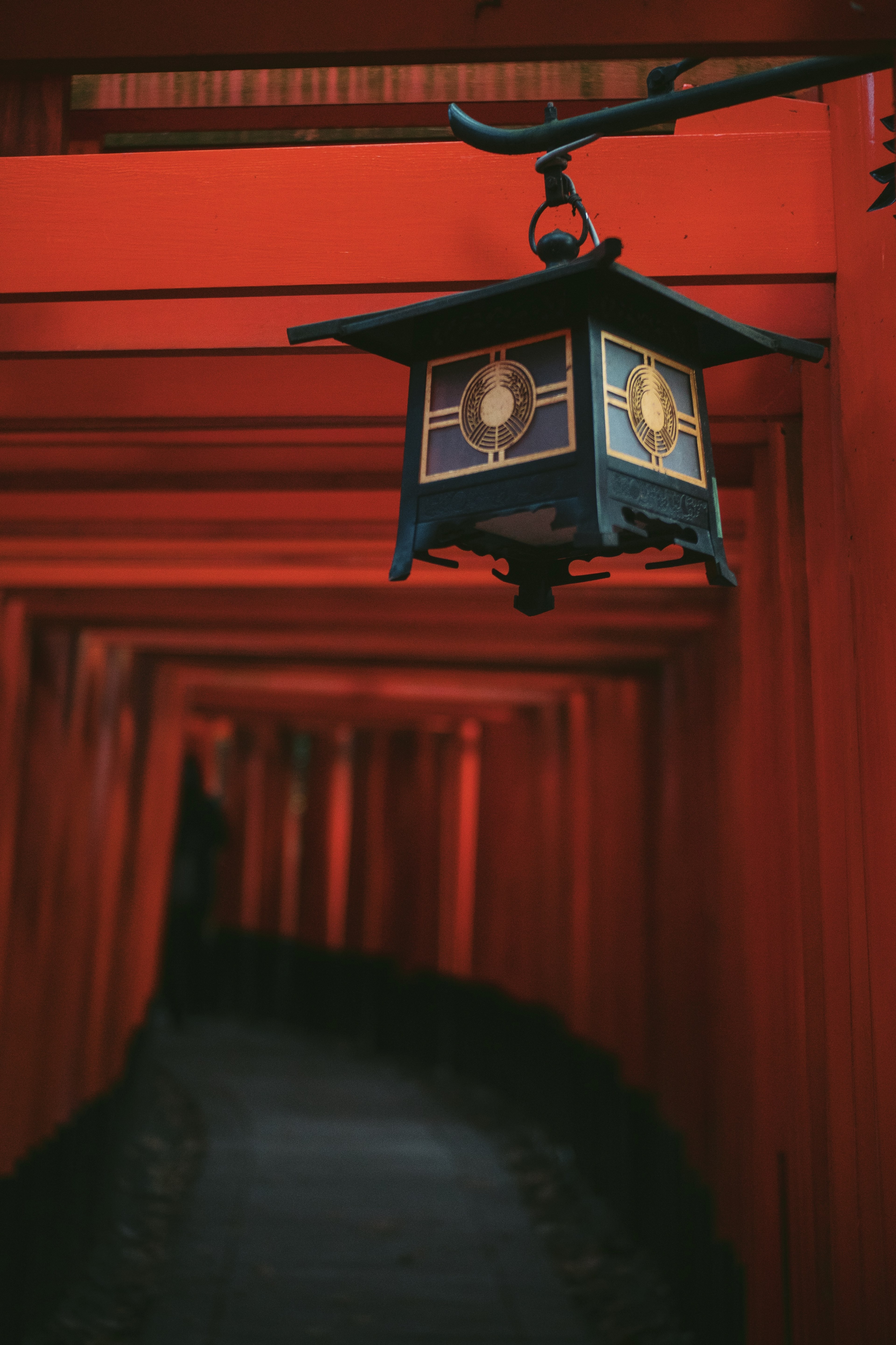 temple culture red and lantern hd, 4k, Phone HD Wallpaper