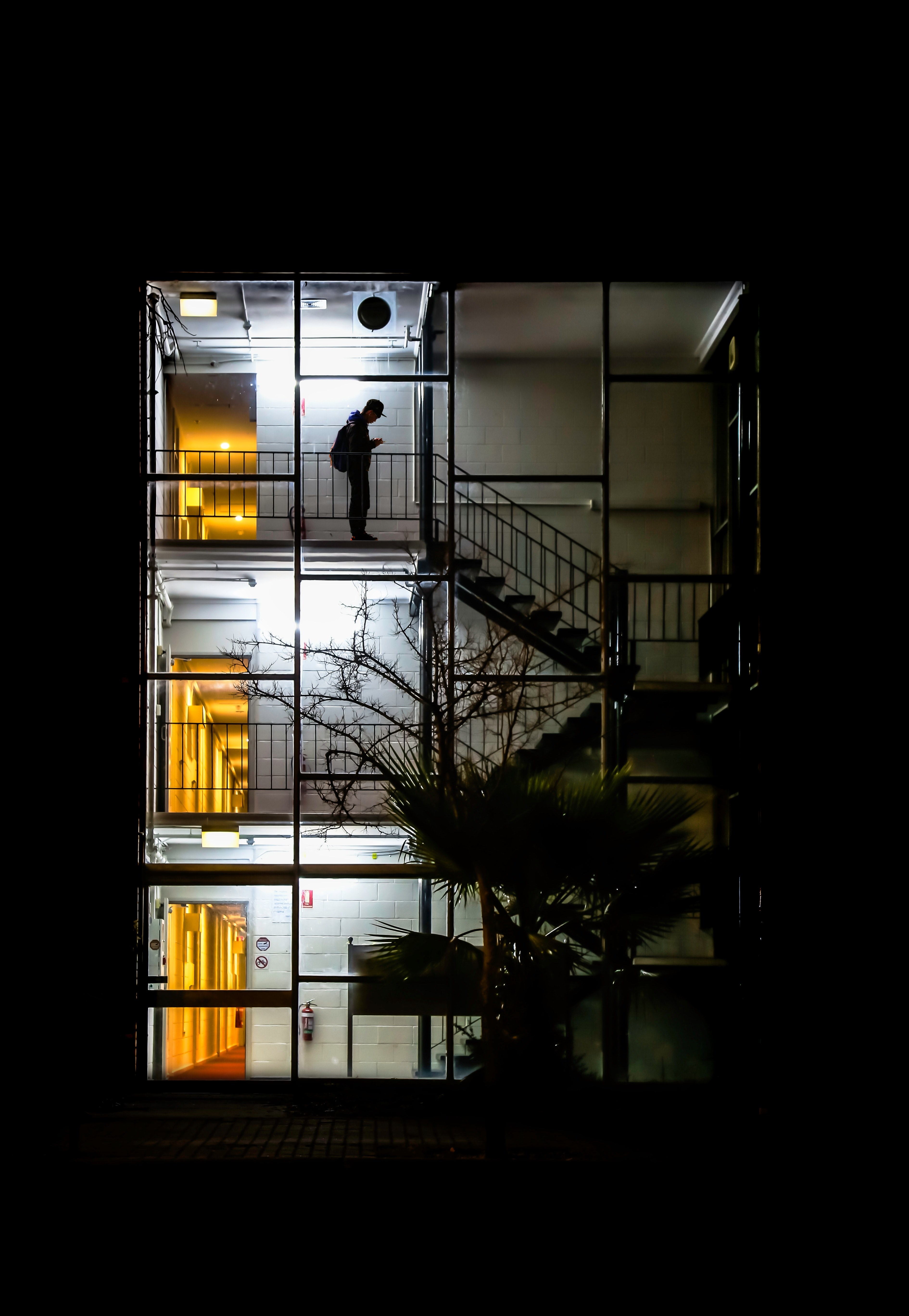 stair apartment home and building hd, 4k, Phone HD Wallpaper
