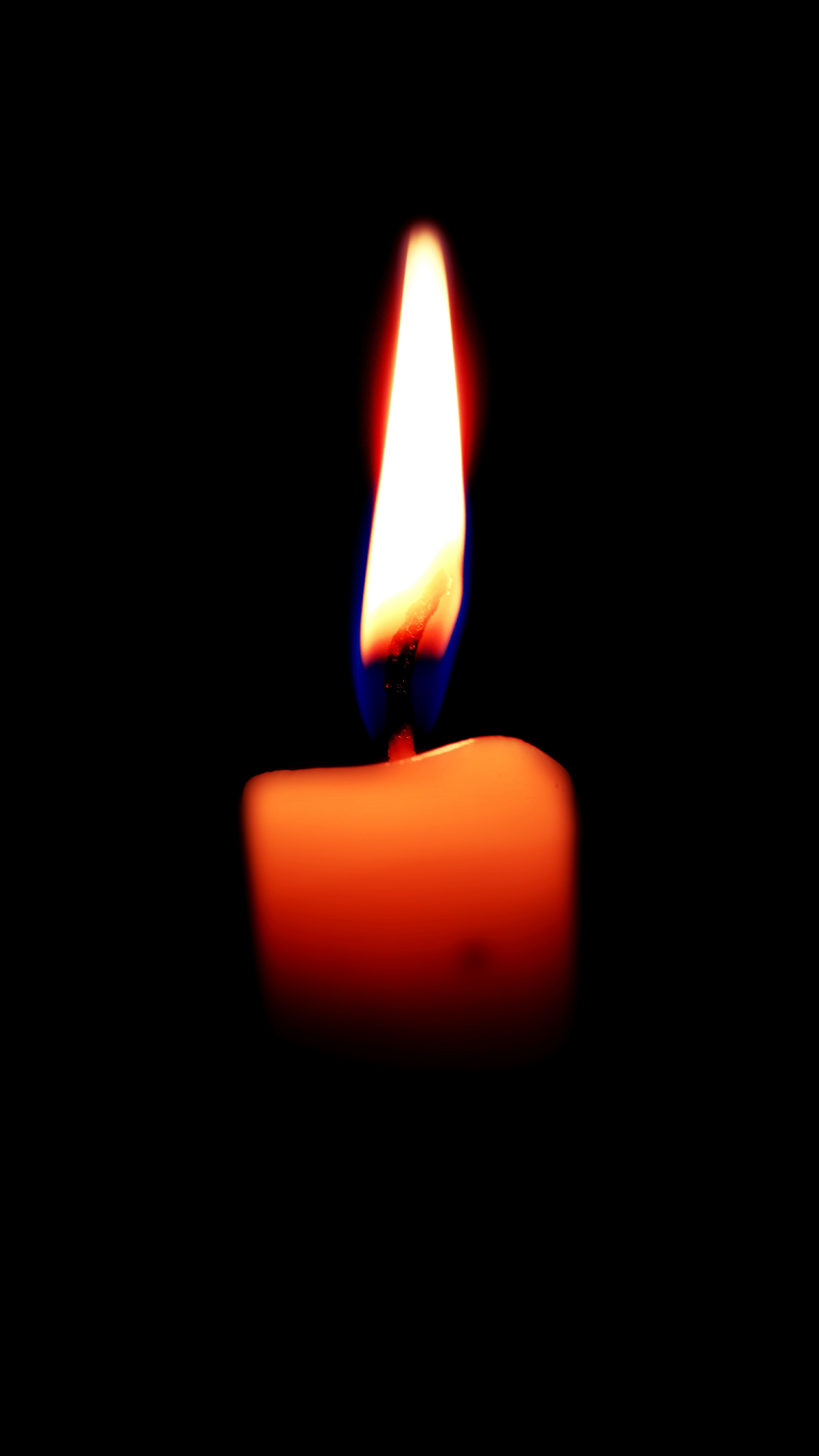 fire and candle hd, 4k, Phone HD Wallpaper