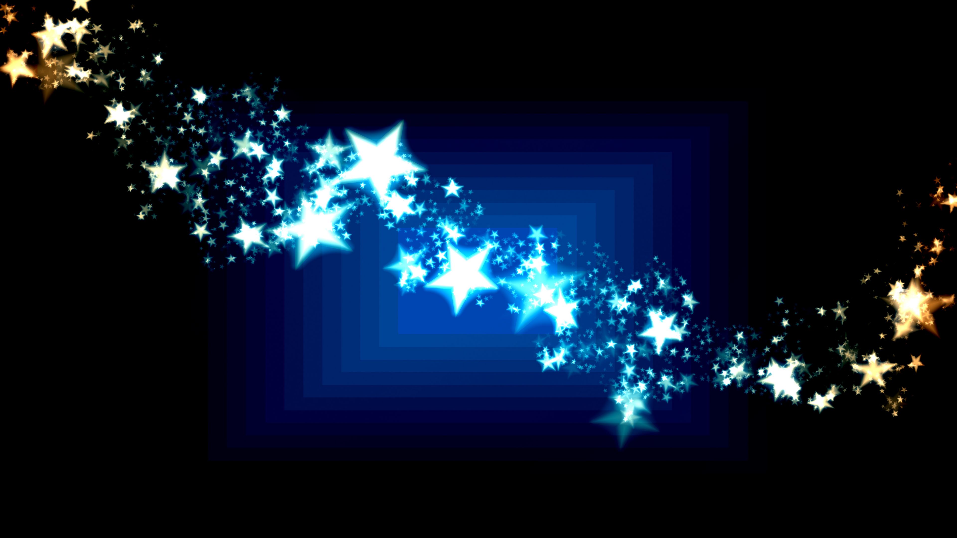 stars, art, abstract, dark, 4k, HD Wallpaper