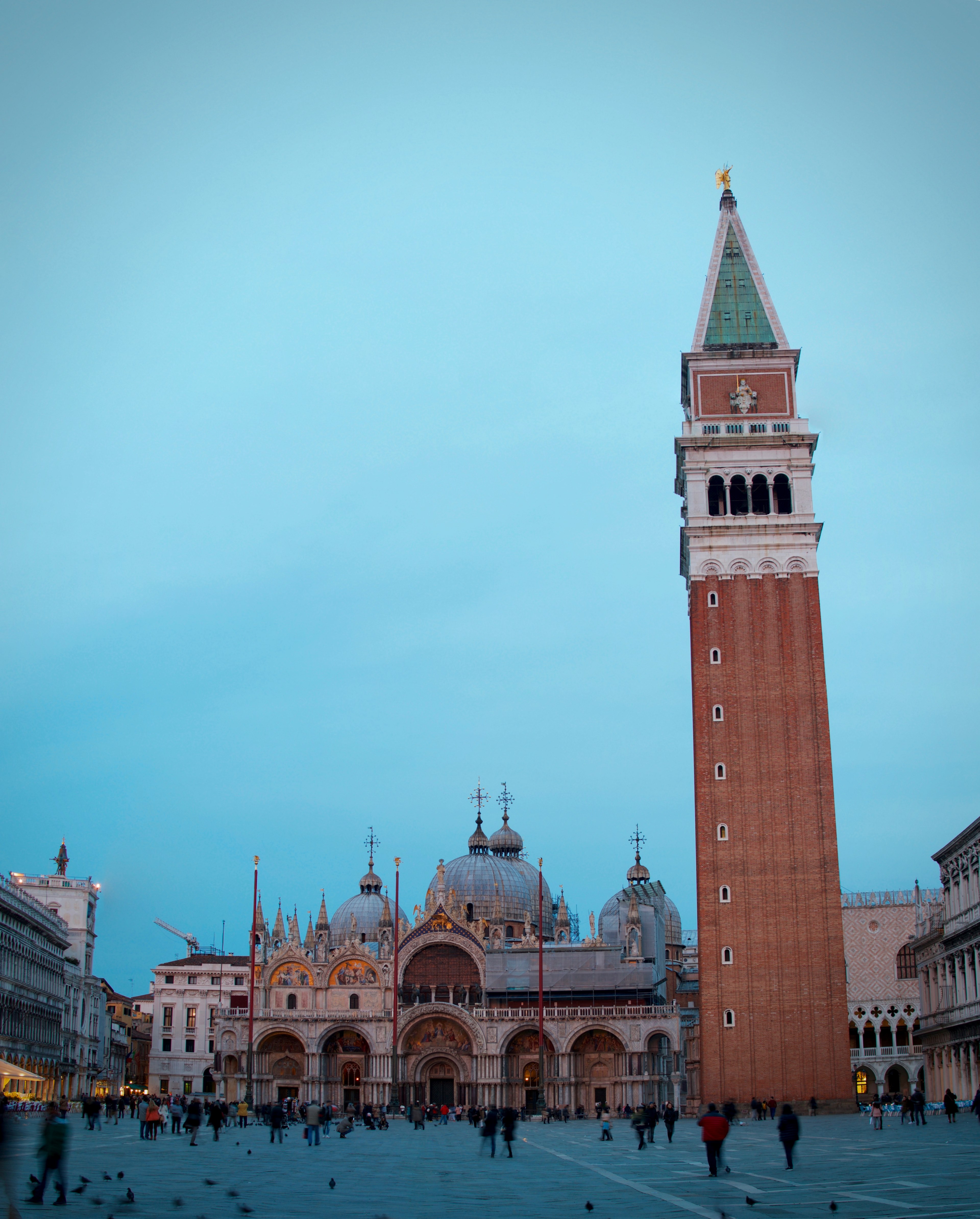 st marks basilica piazza san marco st_ marks square and st marks campanile hd, 4k, Phone HD Wallpaper
