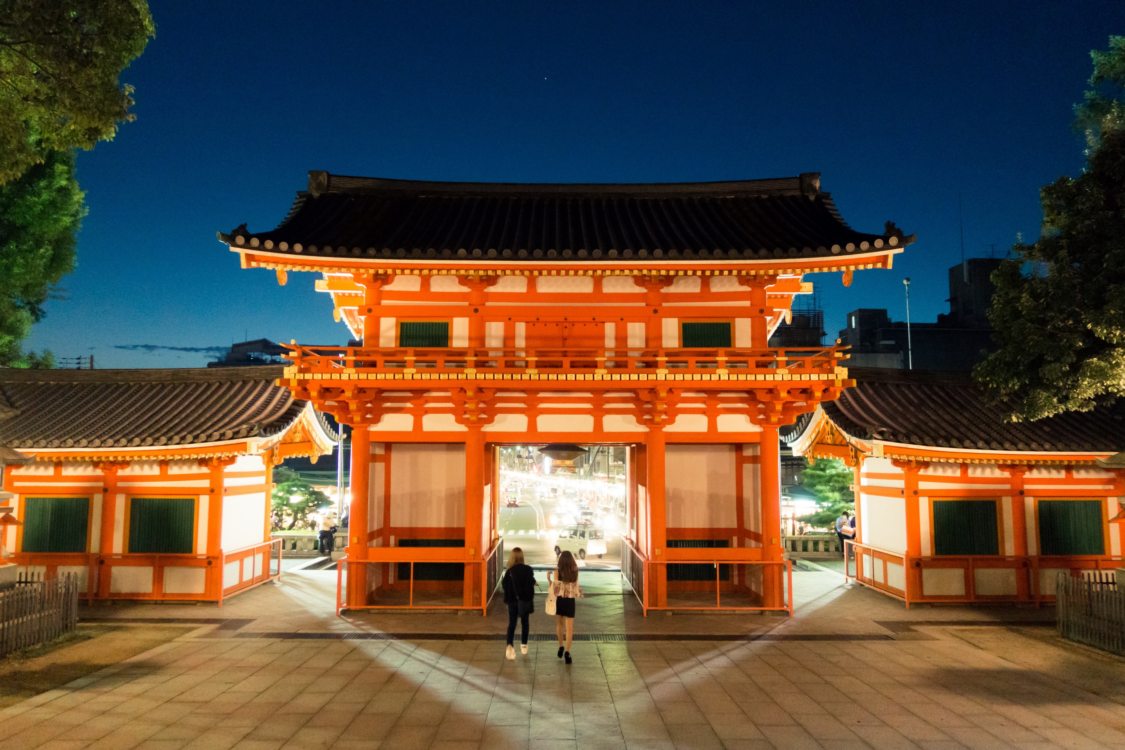 shrine kansai gion and yasaka 4k, HD Wallpaper
