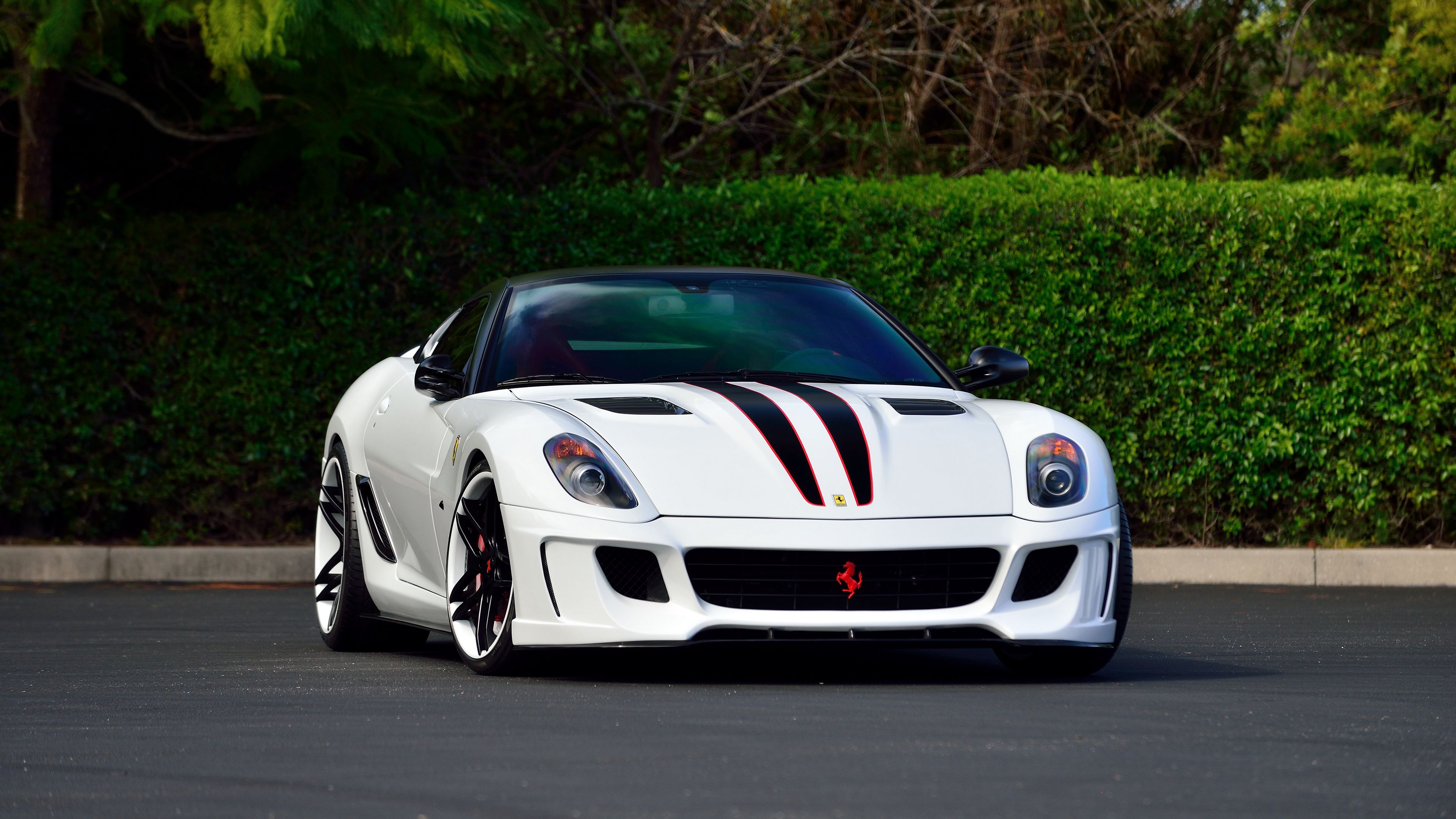 vorsteiner, ferrari, white, side view, 4k, HD Wallpaper