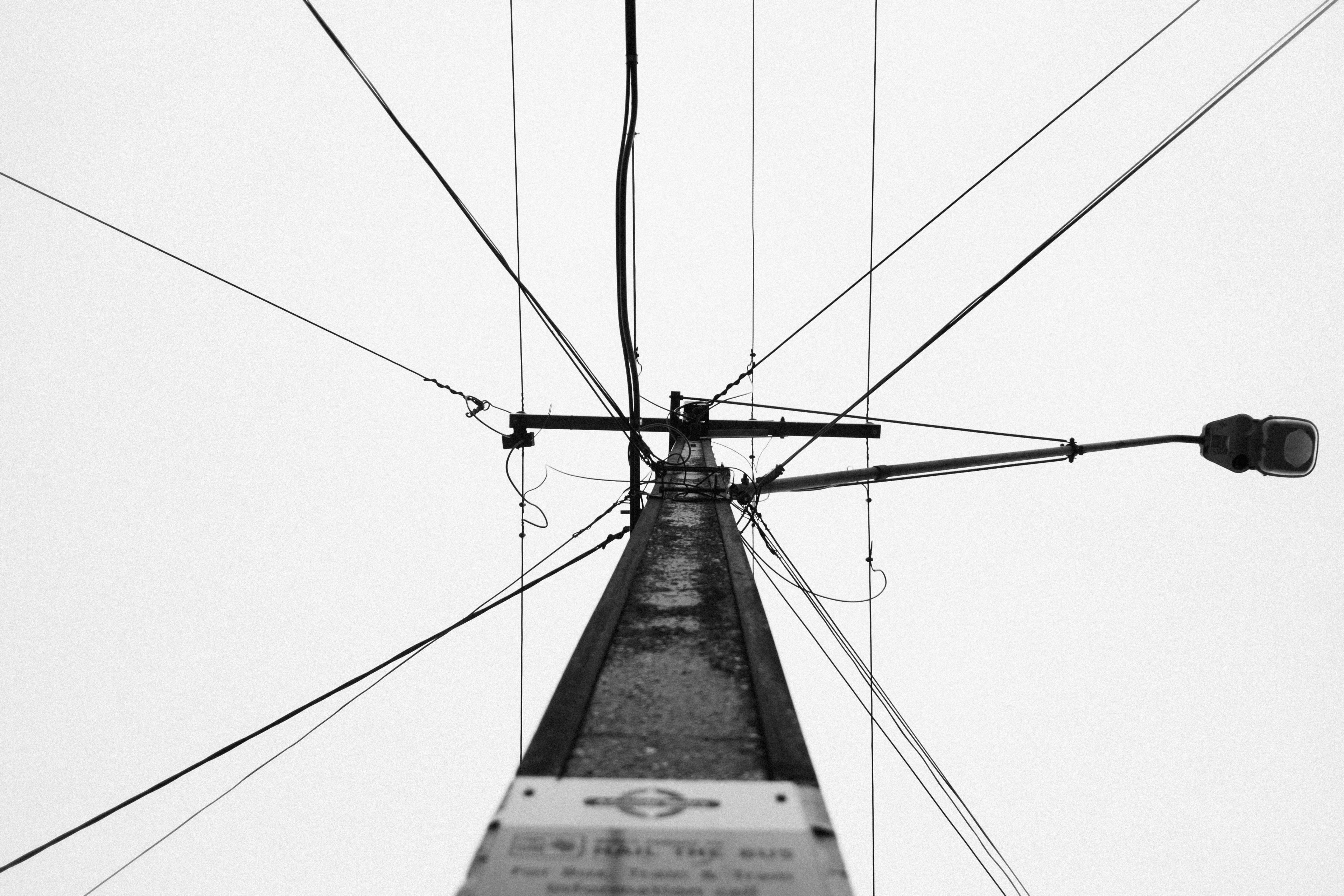 steel metal and sky 4k, HD Wallpaper