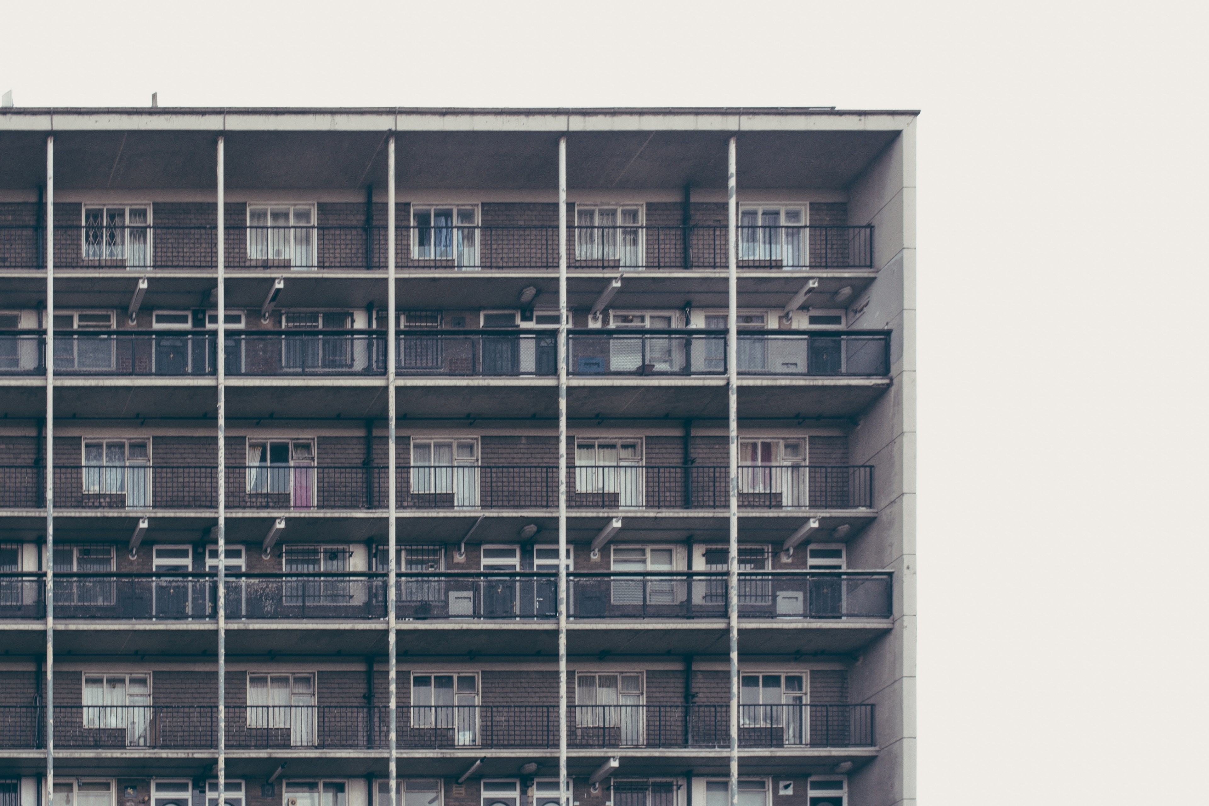 building urban architectural line and flat 4k, HD Wallpaper
