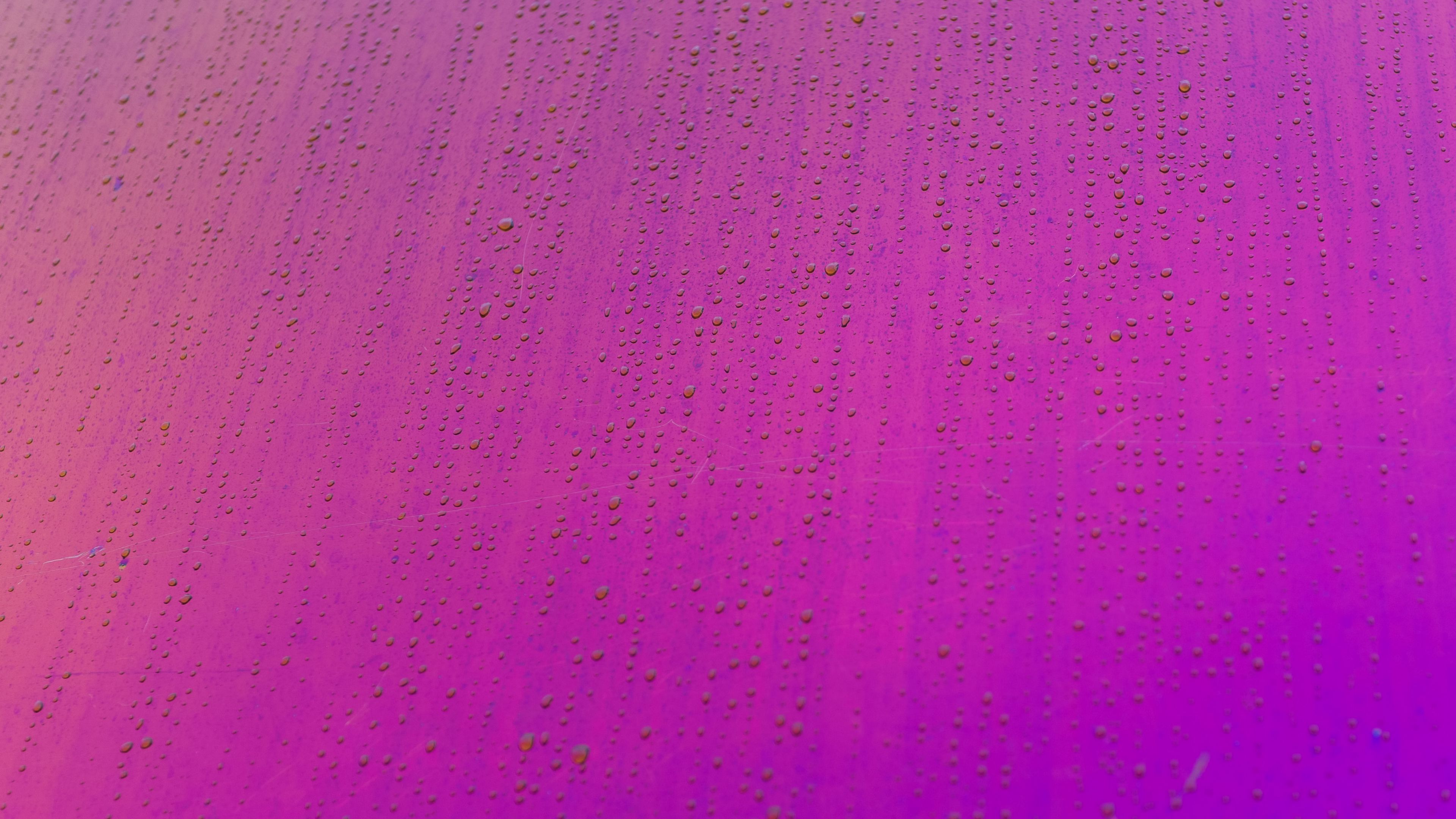 drops, spray, surface, pink, 4k, HD Wallpaper