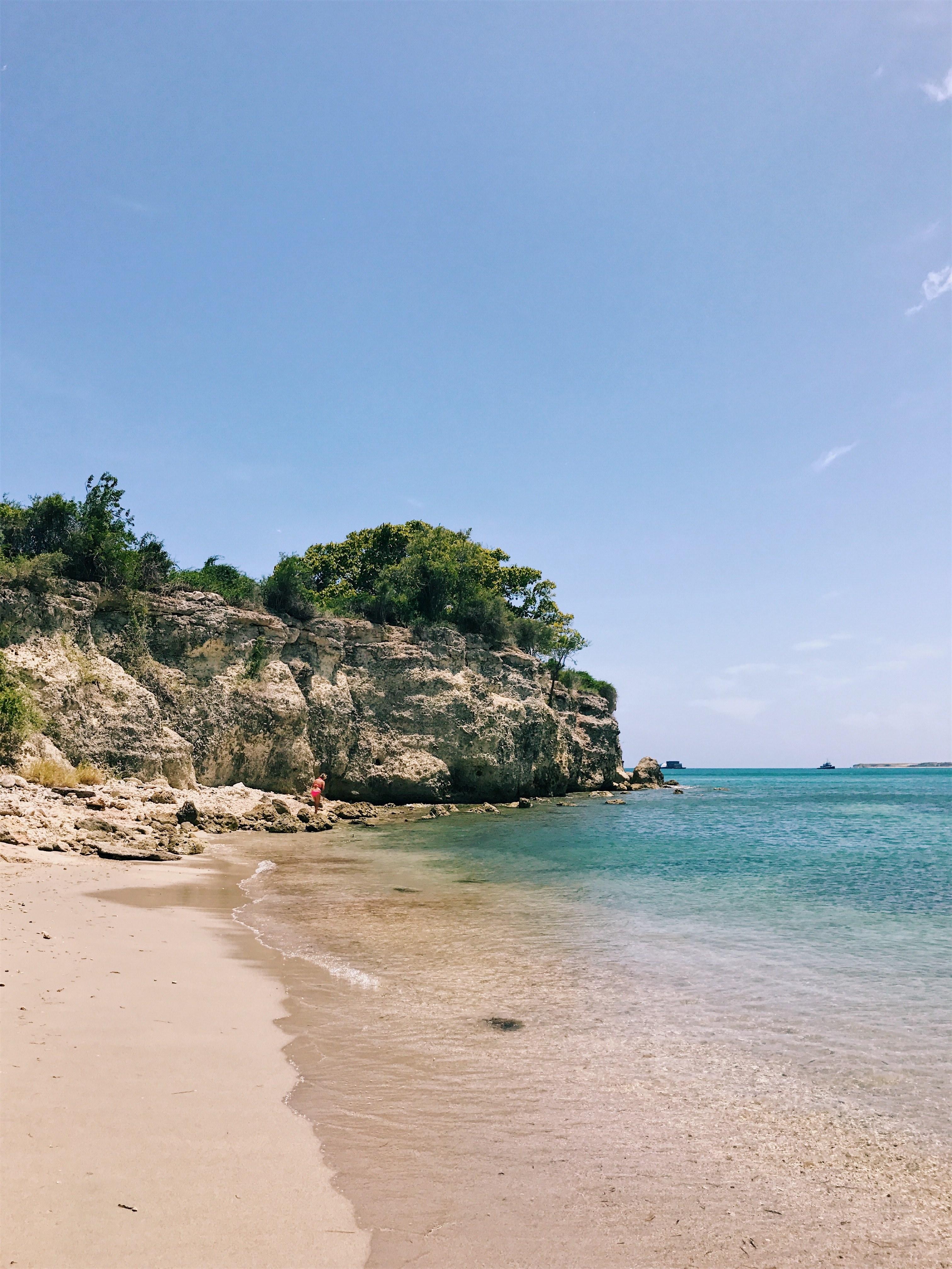 sunny cuba summer and cliff hd, 4k, Phone HD Wallpaper