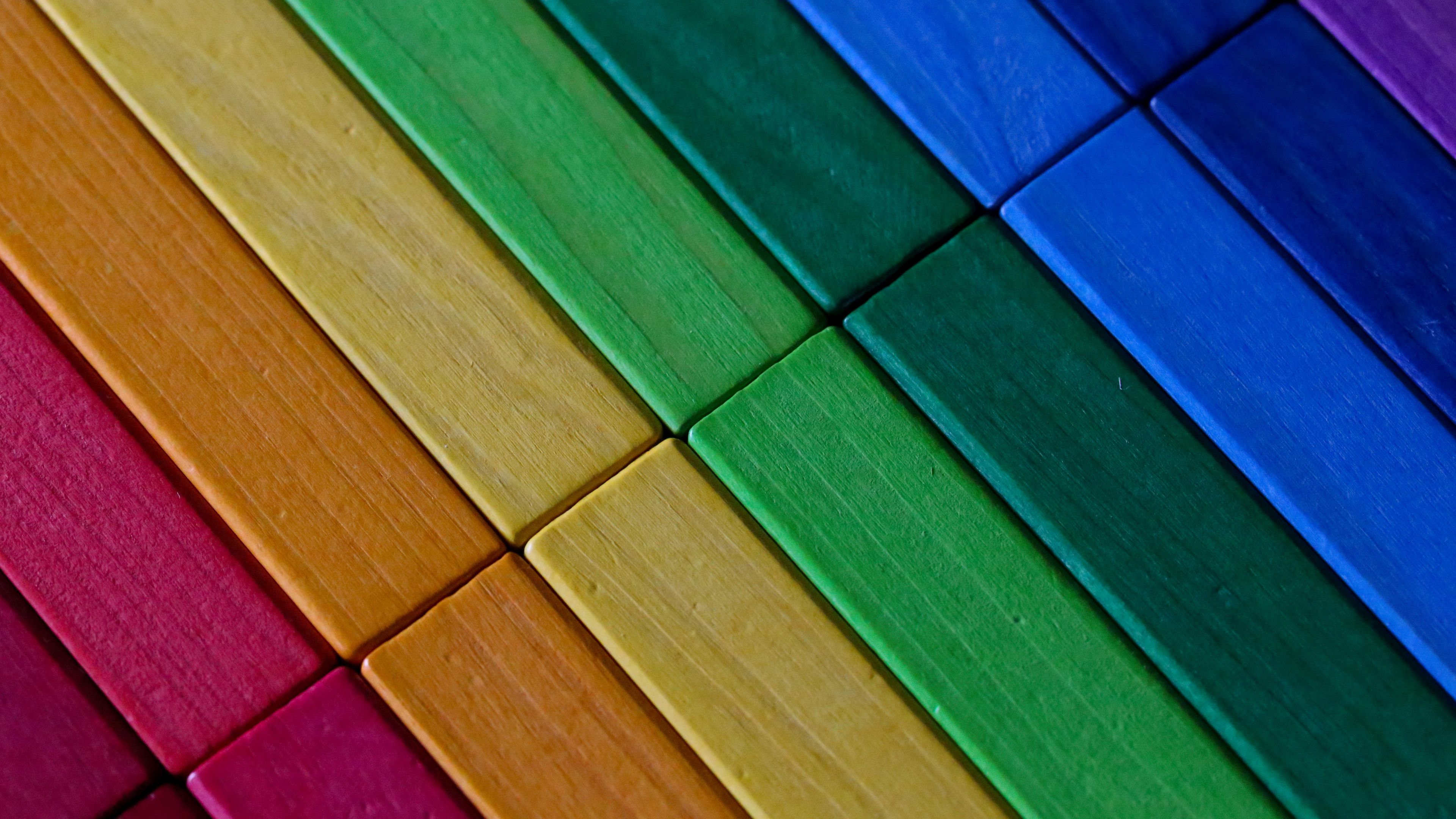 texture, stripes, colorful, surface, 4k, HD Wallpaper
