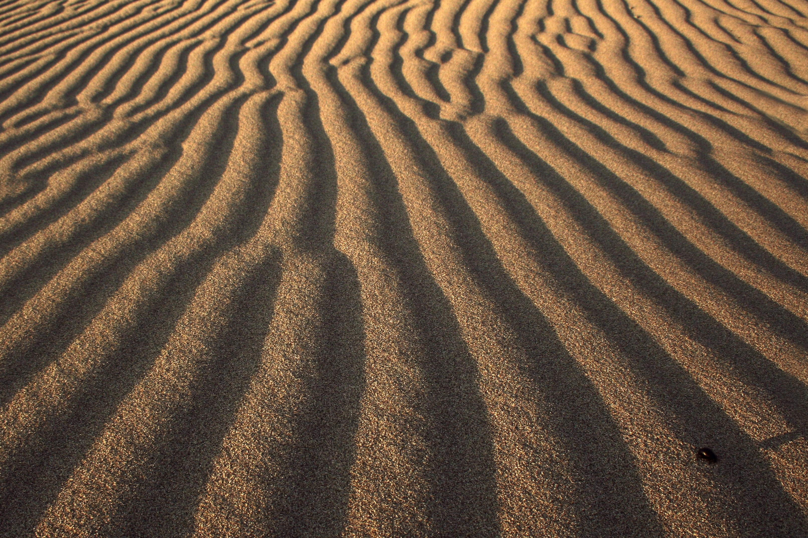 wind forms ripple patterns in the sand of fethiye desert, sand patterns 4k, HD Wallpaper