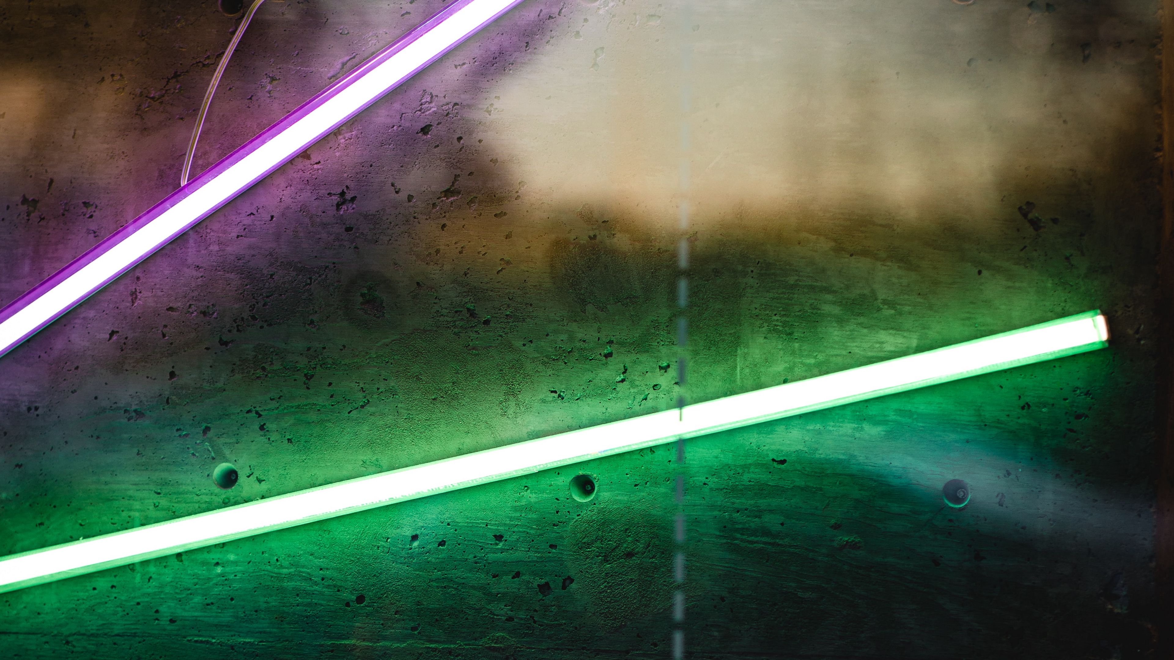 neon, glow, lamp, wall, 4k, HD Wallpaper
