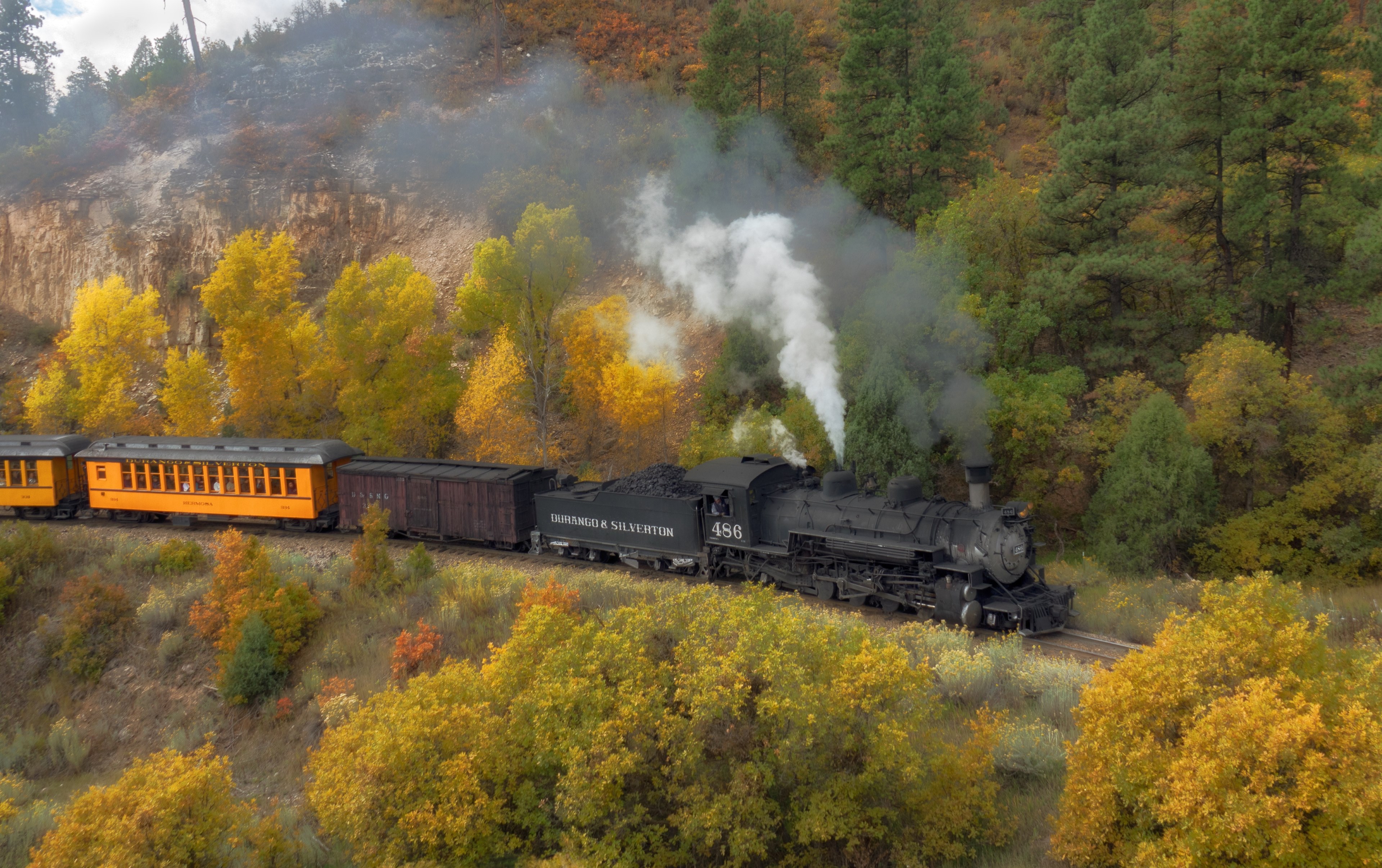 durango amp silverton narrow gauge railroad 4k, HD Wallpaper