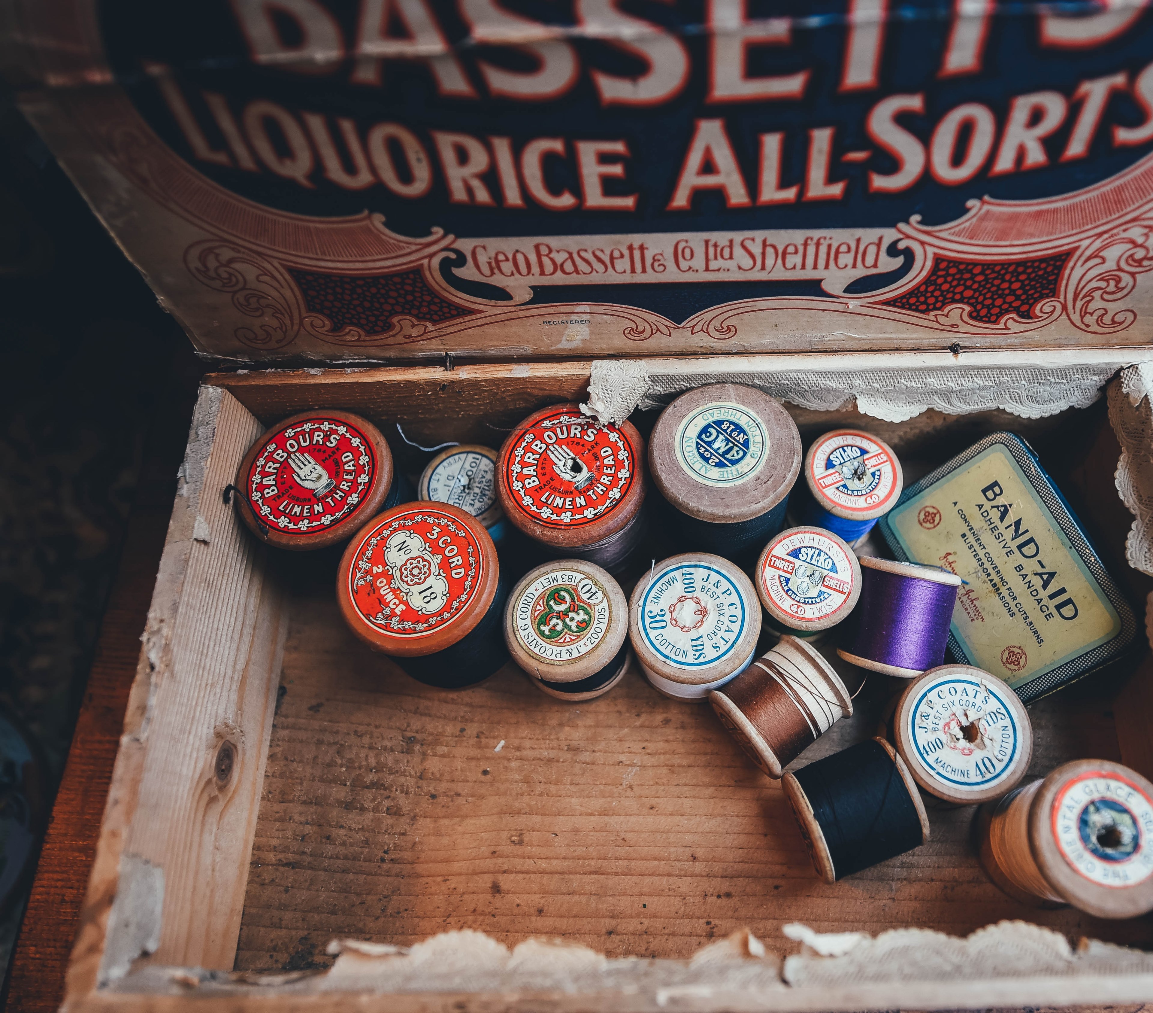 advertising box thread and cotton reel 4k, HD Wallpaper