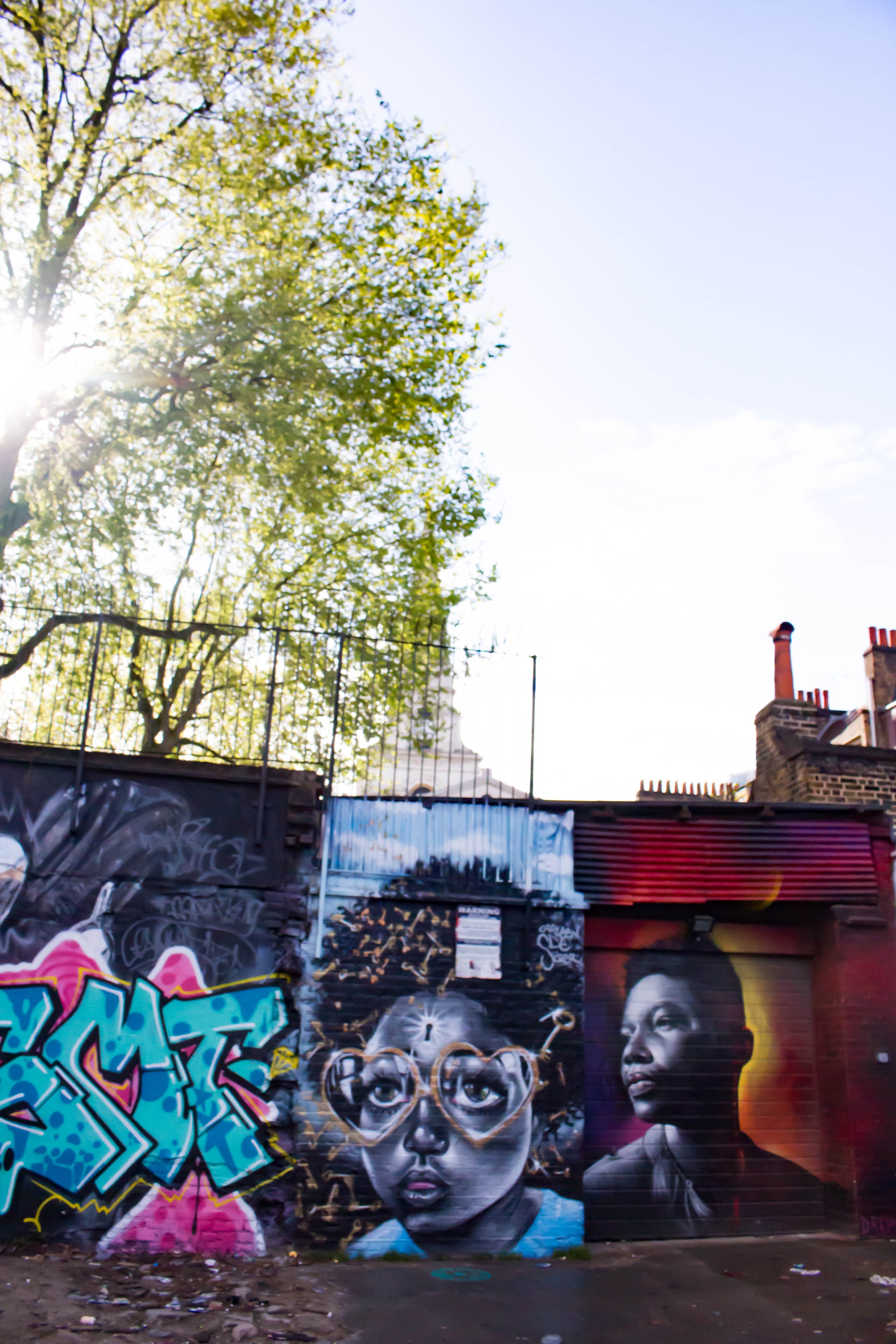 london street street art and graffiti hd, 4k, Phone HD Wallpaper