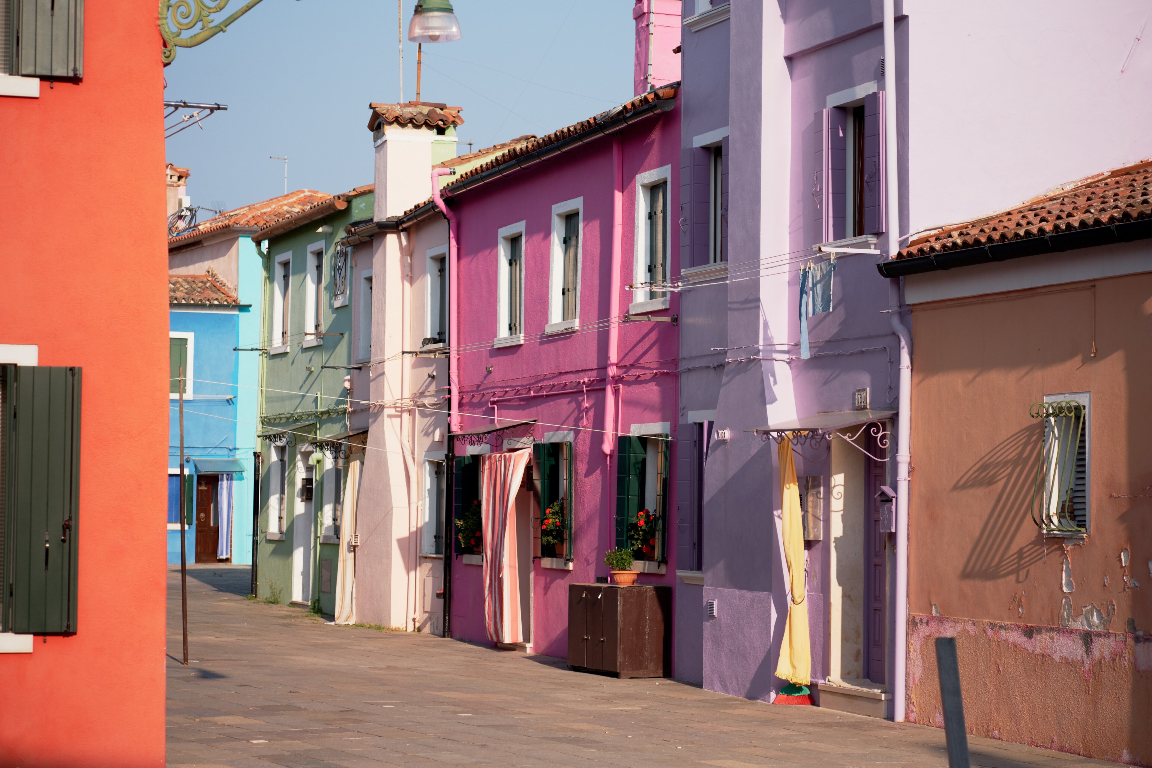 town village houses and building 4k, HD Wallpaper
