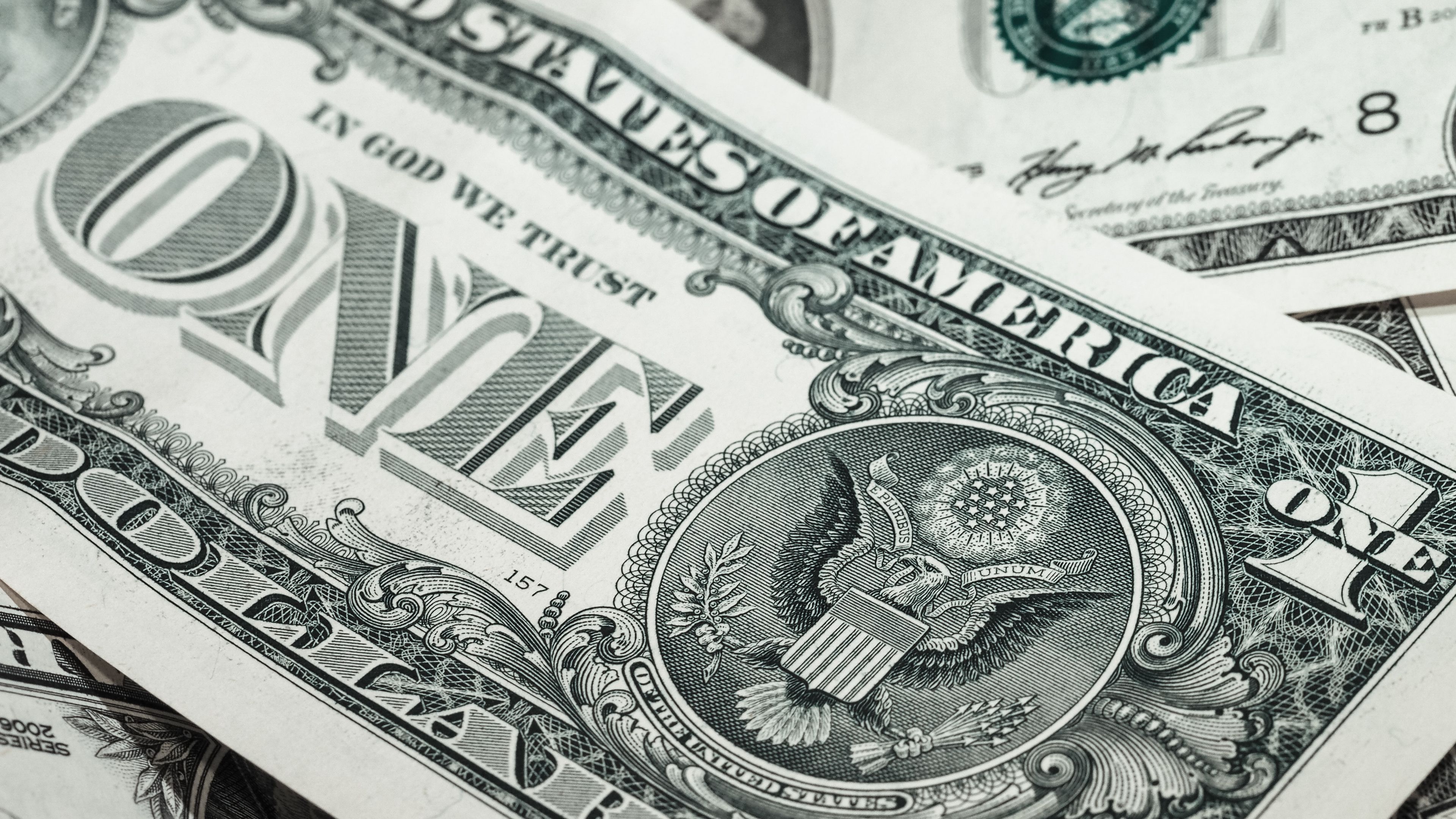 dollar, banknote, denomination, money, 4k, HD Wallpaper