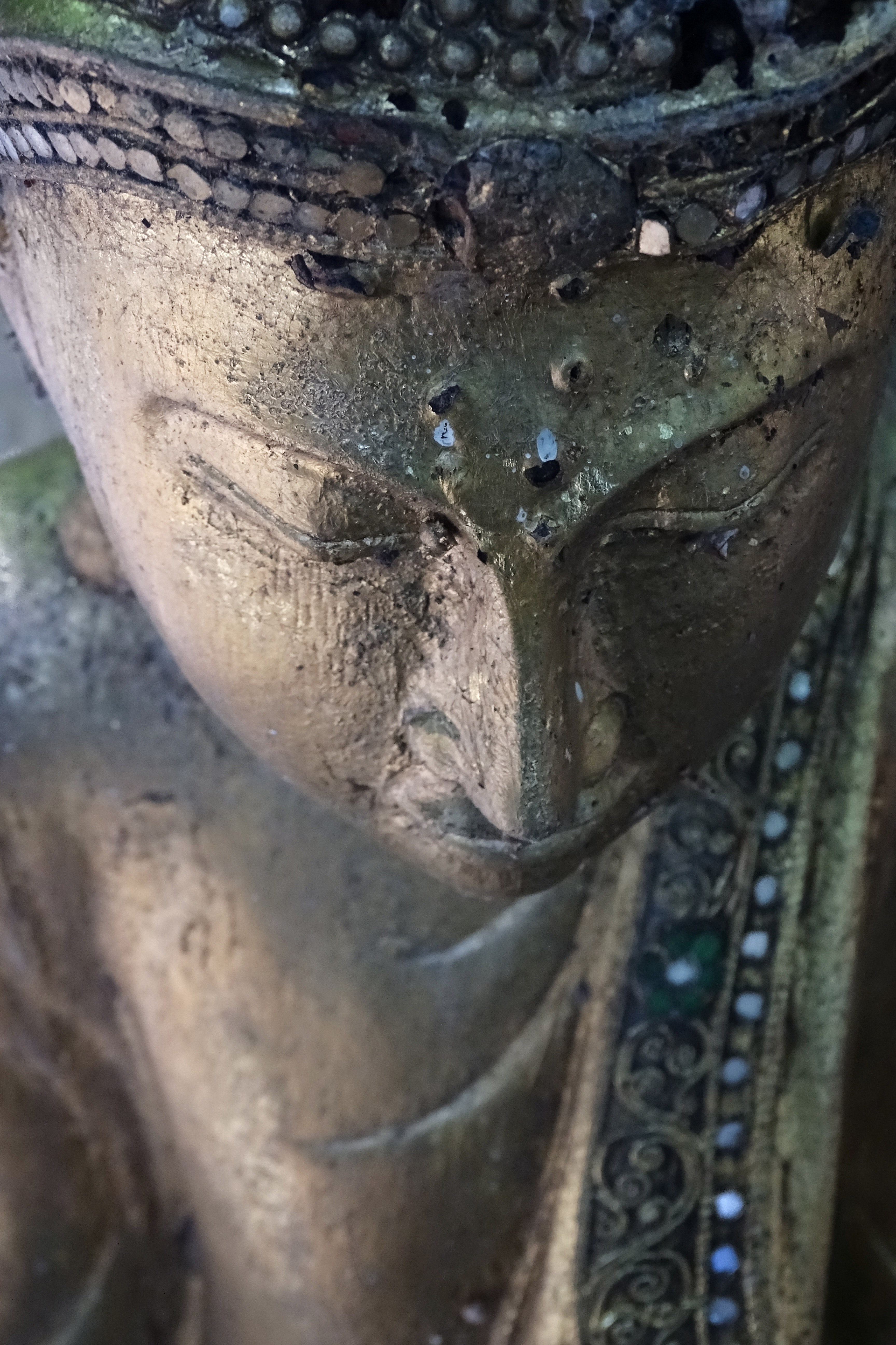 buddha statue detail 4k, Phone HD Wallpaper