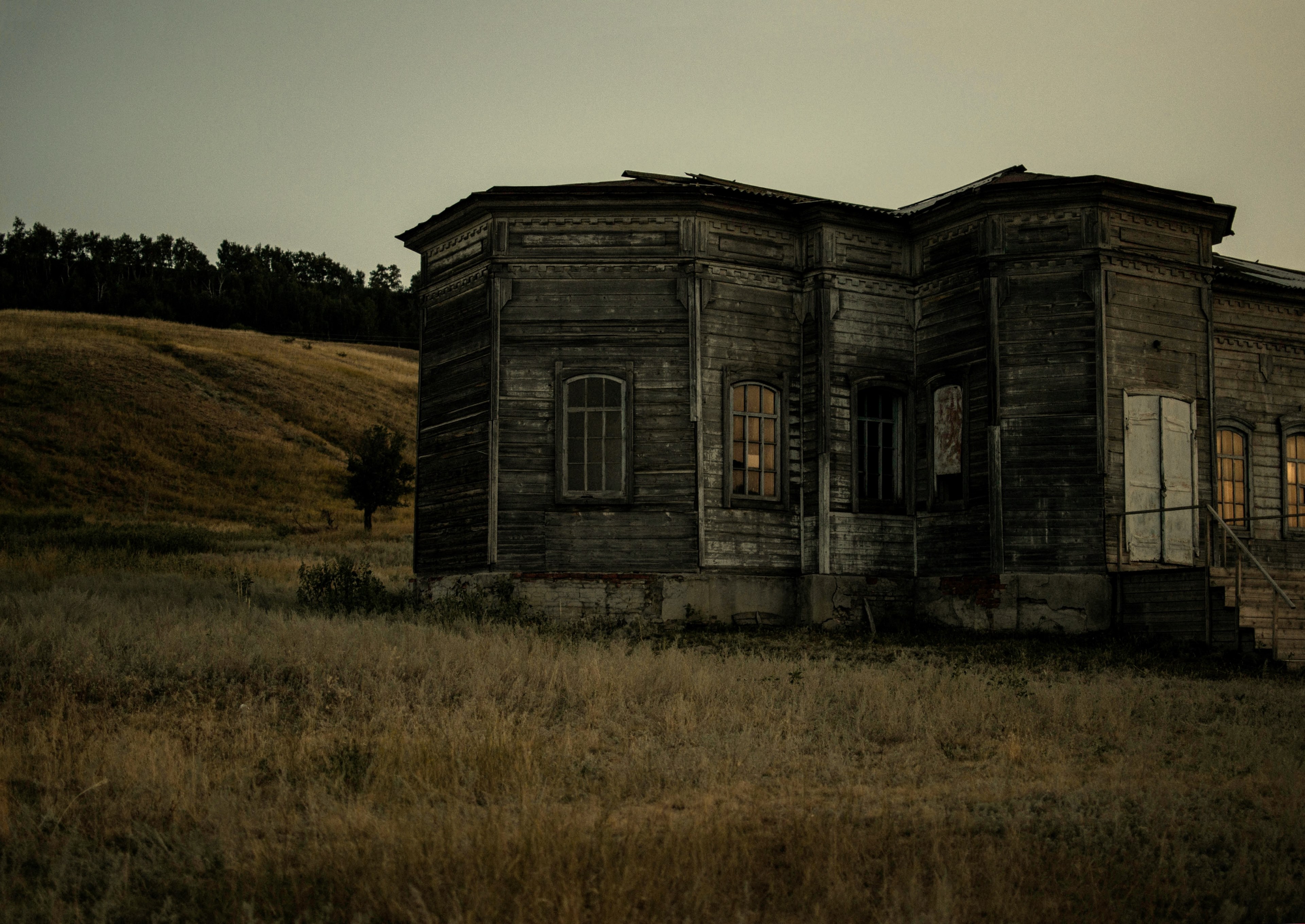 home scary scary house and house 4k, HD Wallpaper