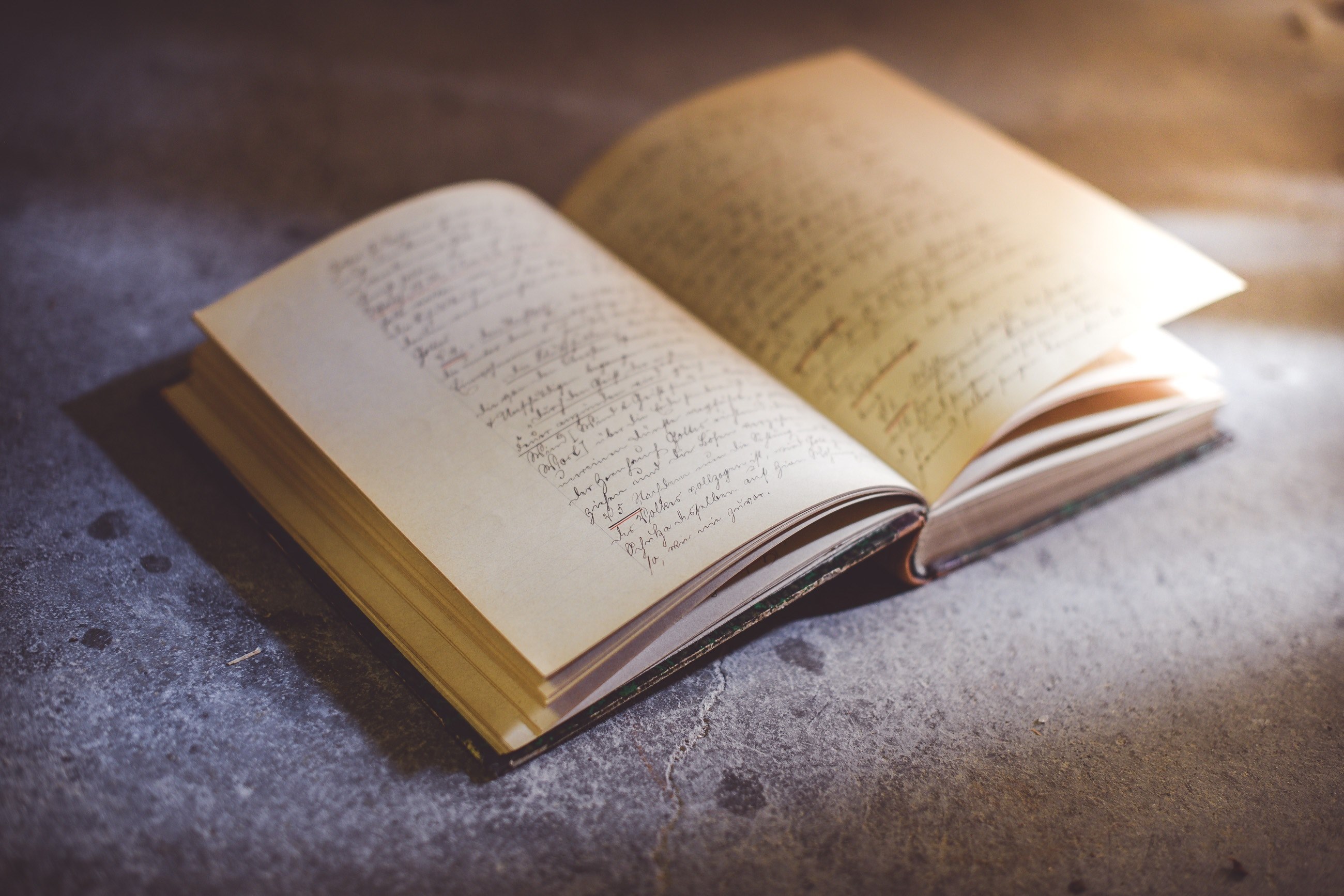 old handwritten book 4k, HD Wallpaper