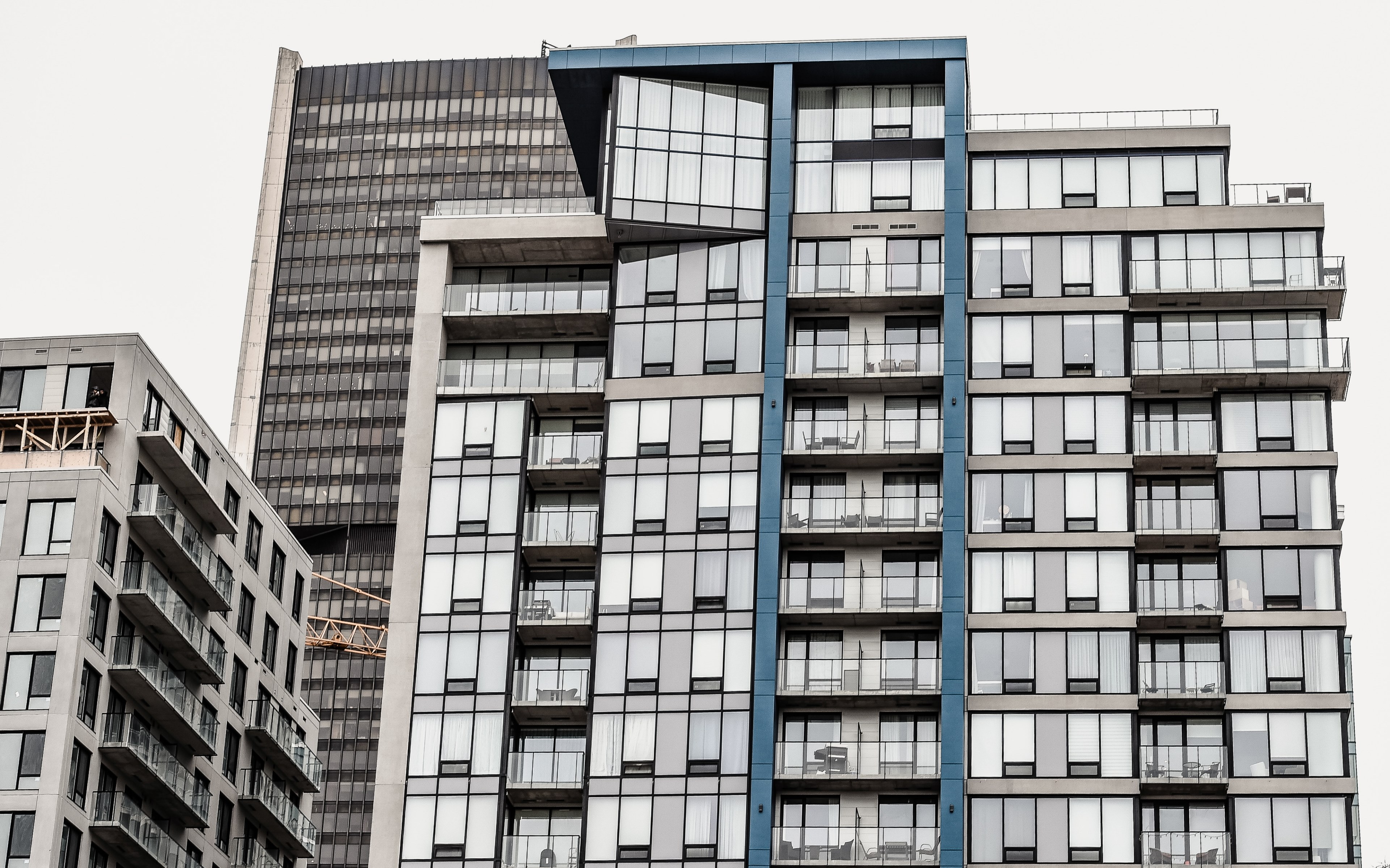 apartment exterior facade and building 4k, HD Wallpaper