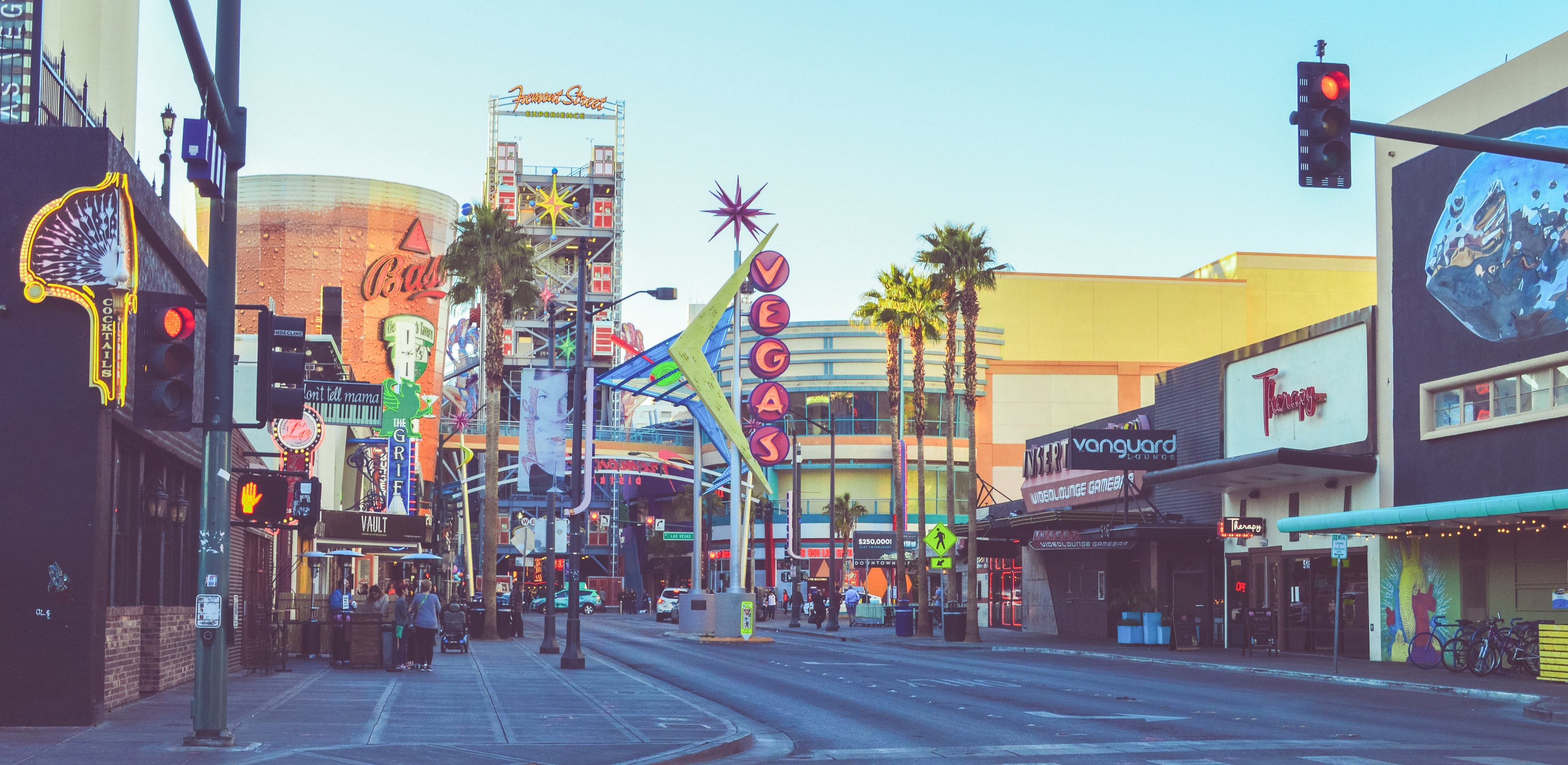 neonbrand fremont street nevada and downtown las vega 4k, HD Wallpaper