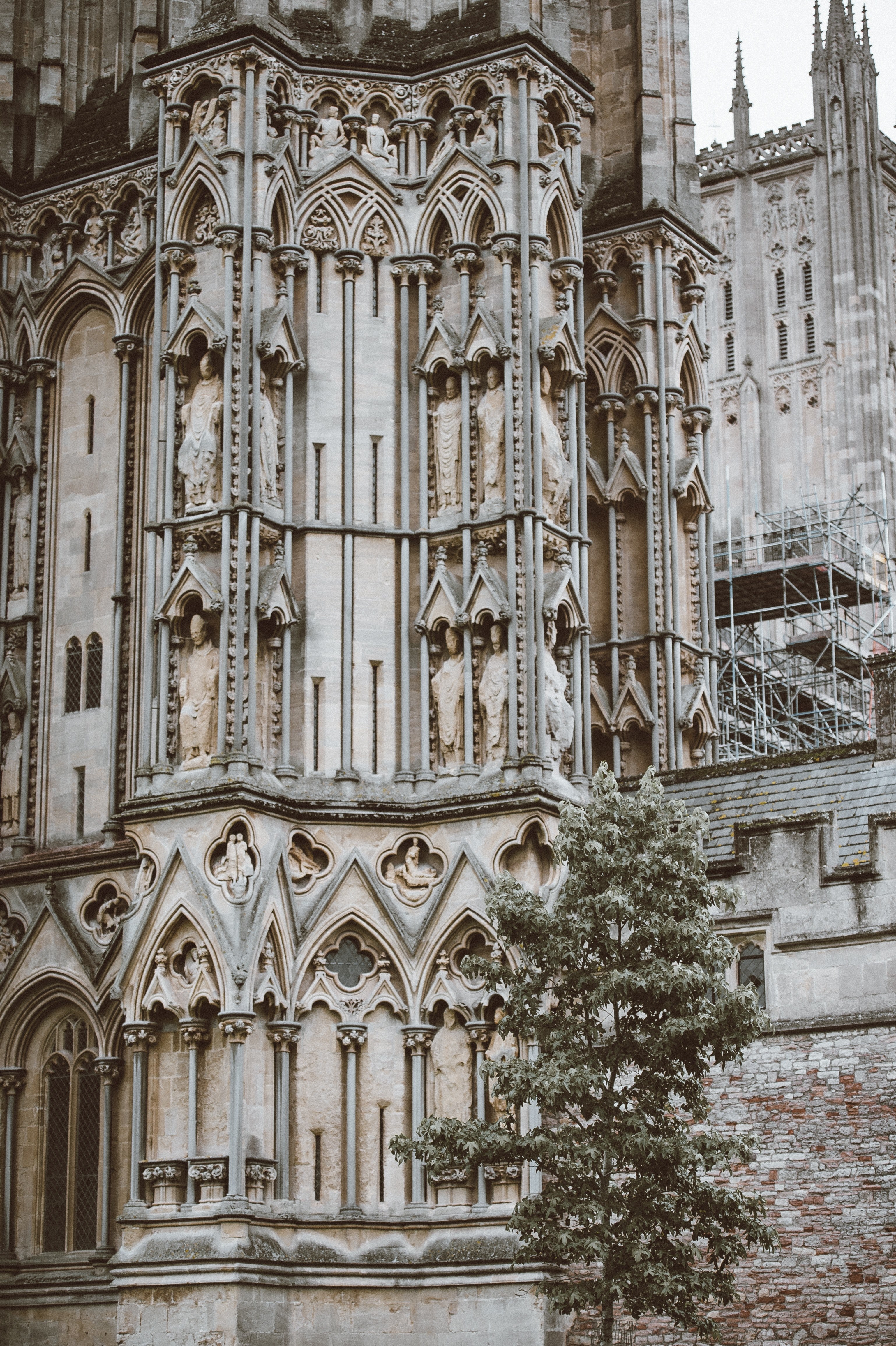 wells cathedral 4k, Phone HD Wallpaper