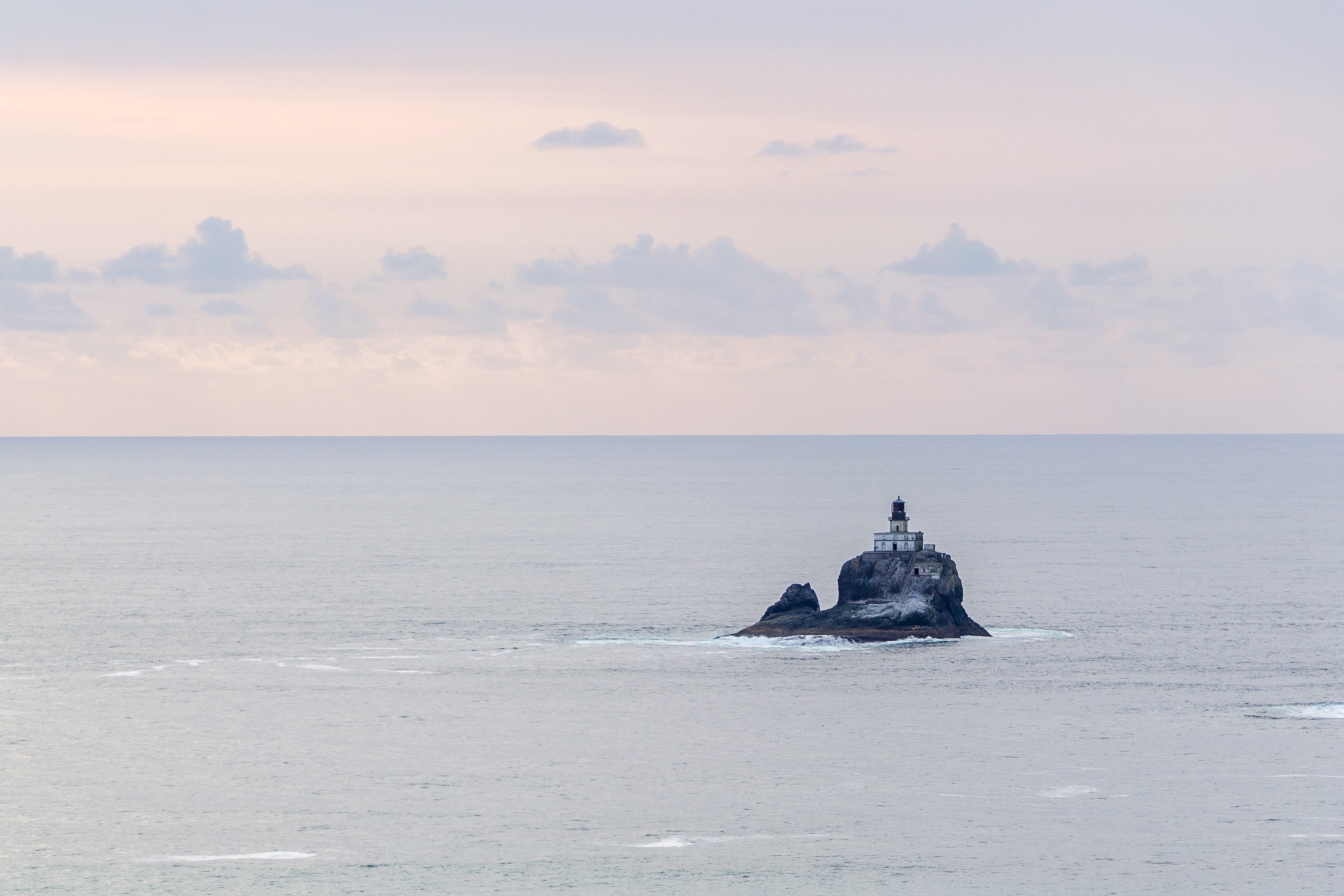 tillamook rock light house on a rock in the sea, tillamook rock light house 4k, HD Wallpaper