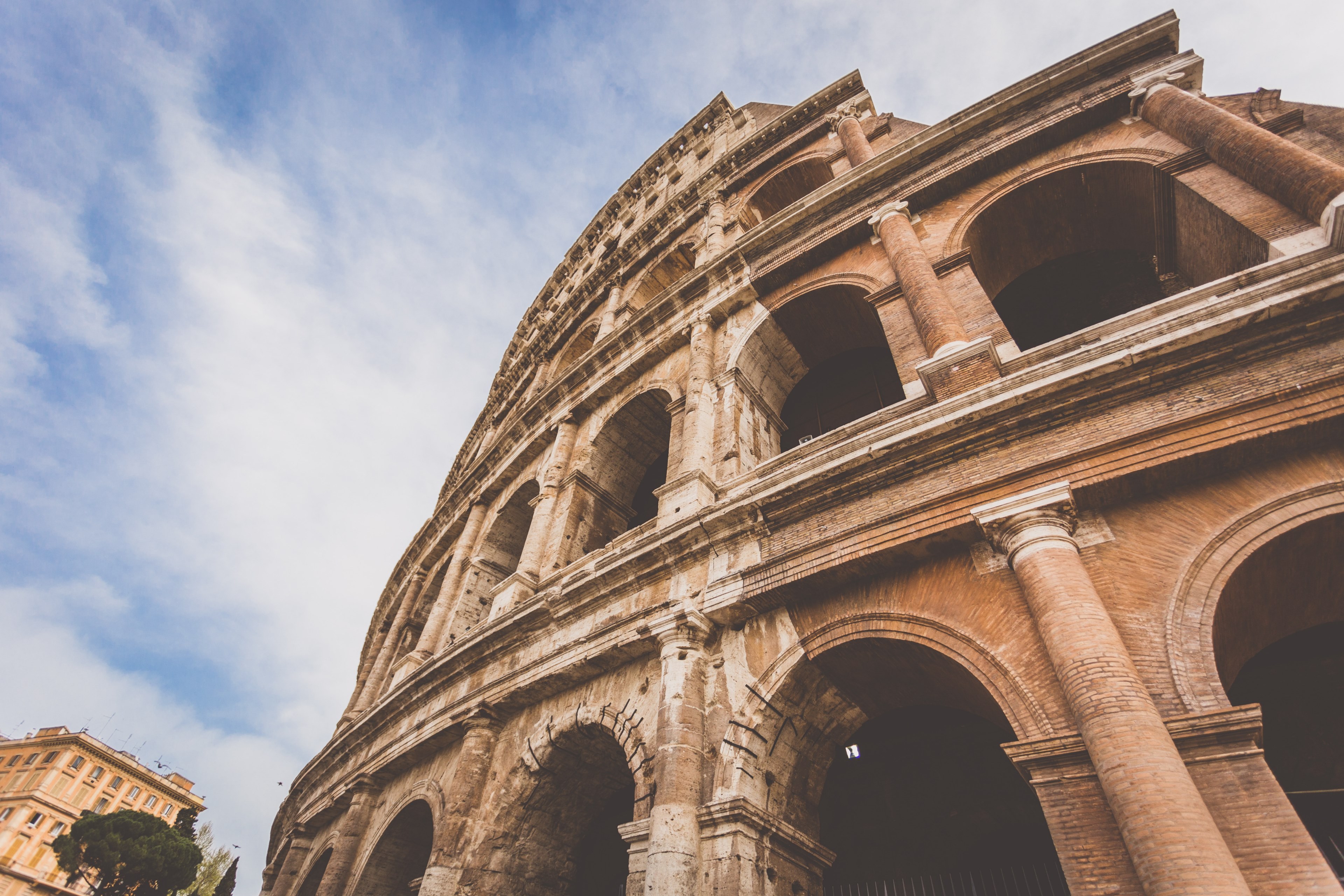 ruin rome colosseum and architecture 4k, HD Wallpaper